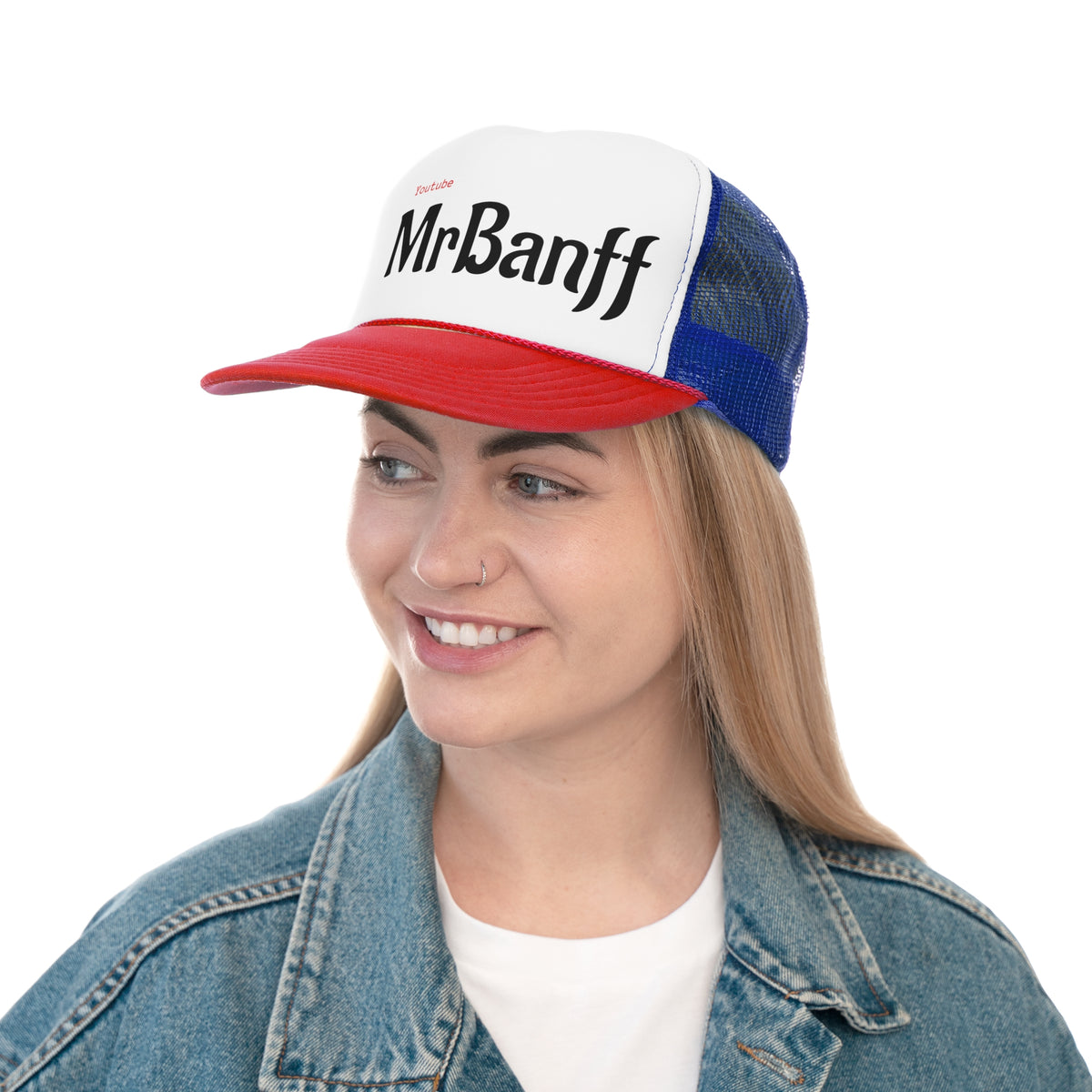 MrBanff YouTube Trucker Cap - Stylish & Fun Headwear for Content Creators
