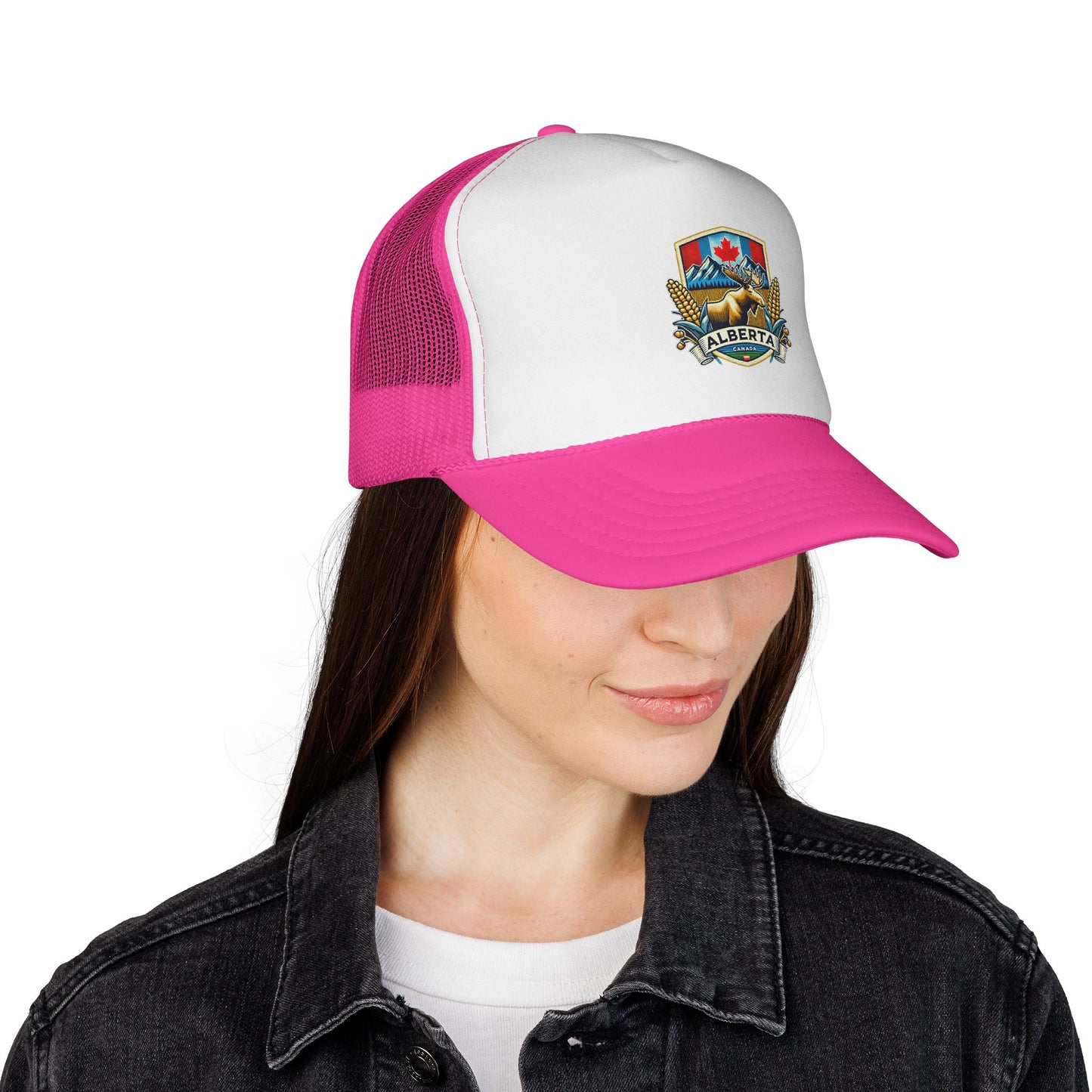 Alberta Trucker Cap | Vintage Style Snapback, Outdoorsy Gifts, Summer Essentials, Canadian Heritage, Road Trip Accessory