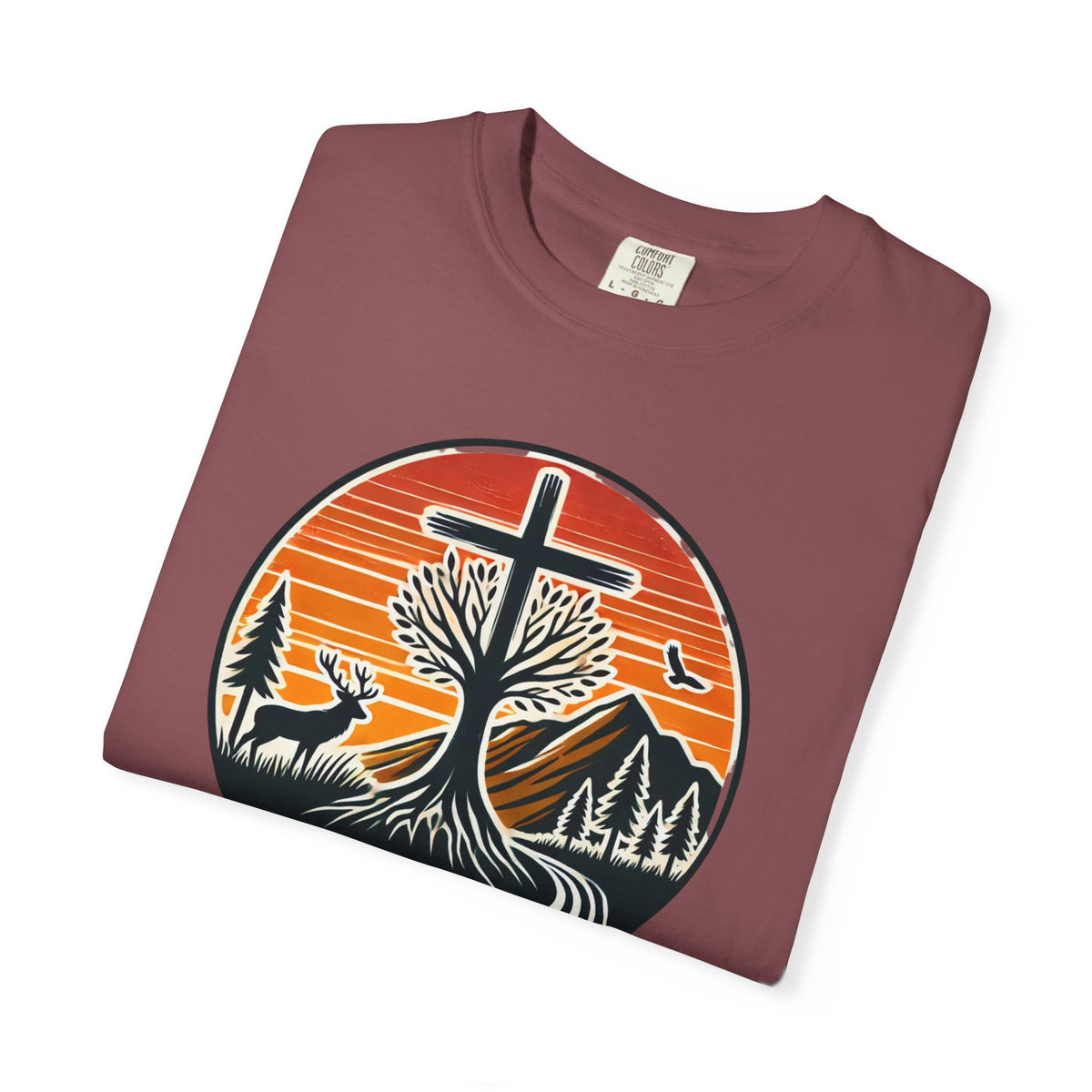 Nature-Inspired Faith T-Shirt | Comfortable Unisex Tee | Perfect for Outdoors, Gifts, Retreats, and Faith Celebrations