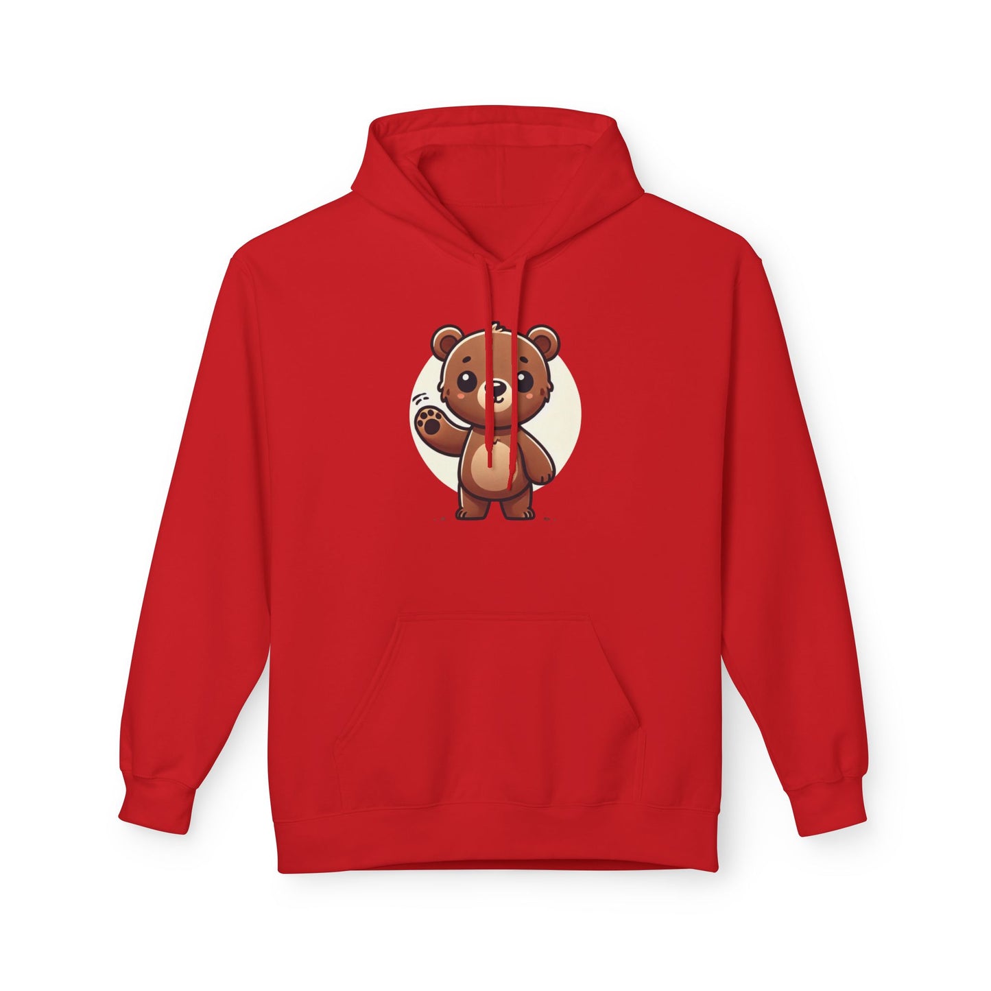 Cute Bear Graphic Hoodie, Cozy Animal Sweatshirt for Kids and Adults, Perfect Gift for Animal Lovers, Birthday, Holidays