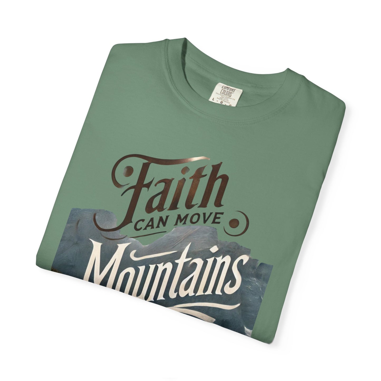 Faith-Inspired Unisex T-Shirt, Casual Tee, Inspirational Gift, Mountain Lovers, Relaxed Fit Wear, Everyday Comfort Shirt