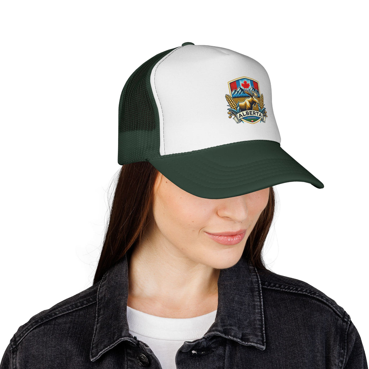 Alberta Trucker Cap | Vintage Style Snapback, Outdoorsy Gifts, Summer Essentials, Canadian Heritage, Road Trip Accessory