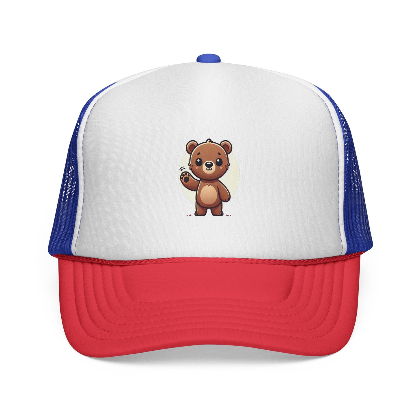 Cute Bear Trucker Cap | Fun Baseball Hat for Kids, Birthday Gift, Outdoor Activities, Farmhouse Decor, Summer Accessory