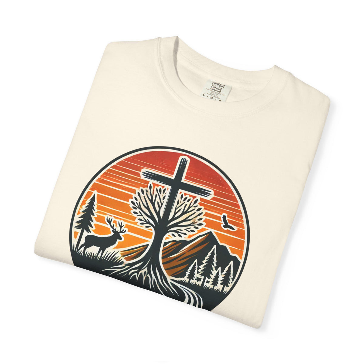 Nature-Inspired Faith T-Shirt | Comfortable Unisex Tee | Perfect for Outdoors, Gifts, Retreats, and Faith Celebrations