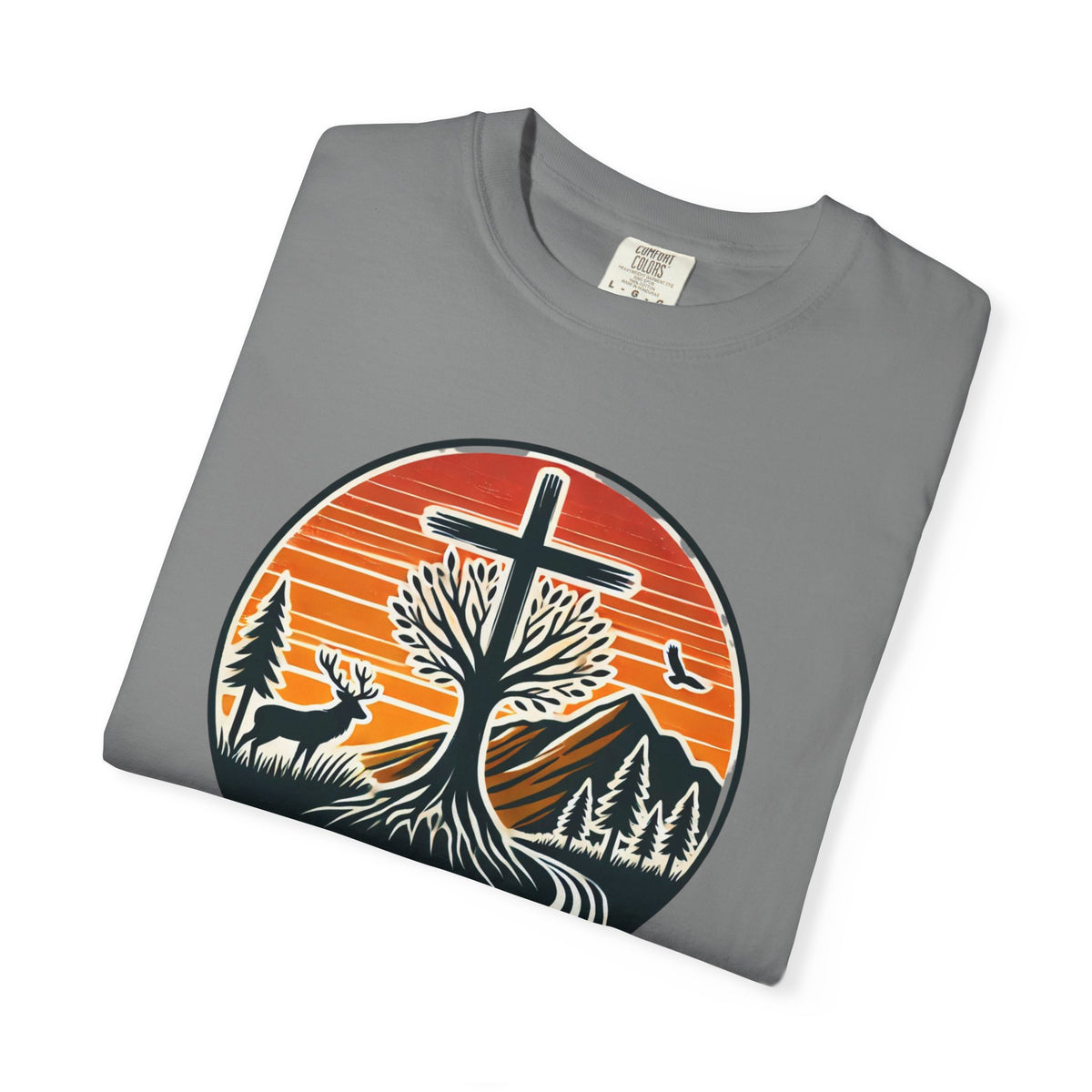 Nature-Inspired Faith T-Shirt | Comfortable Unisex Tee | Perfect for Outdoors, Gifts, Retreats, and Faith Celebrations