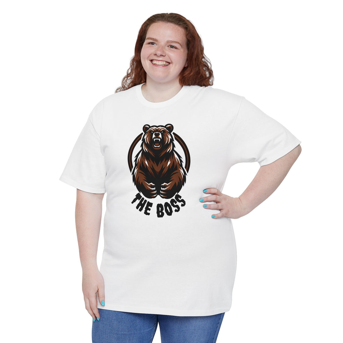 The Boss Bear Unisex Tall T-Shirt - Perfect for Casual Wear or Gifts
