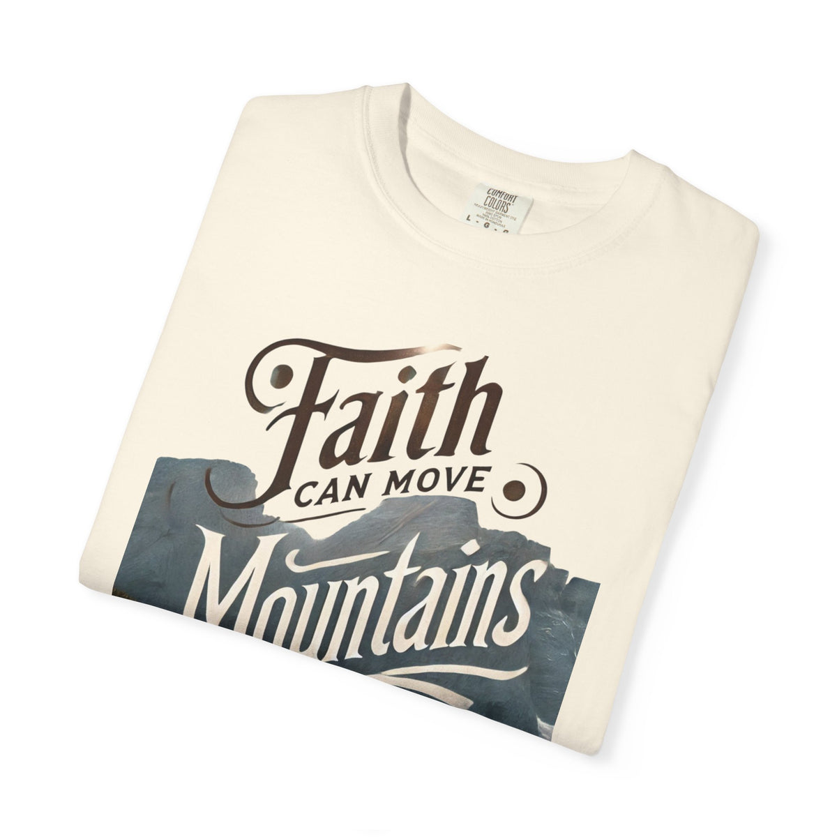 Faith-Inspired Unisex T-Shirt, Casual Tee, Inspirational Gift, Mountain Lovers, Relaxed Fit Wear, Everyday Comfort Shirt