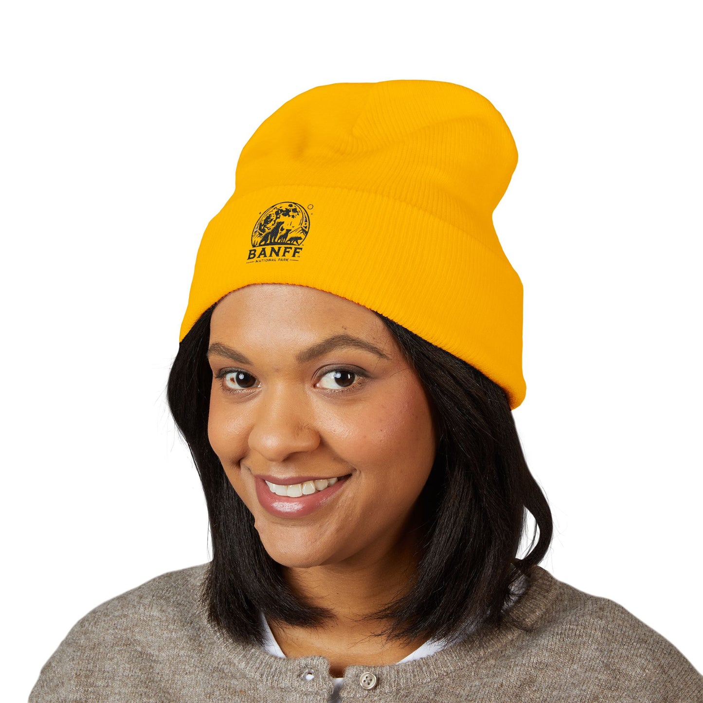 Classic Cuffed Beanie with Embroidered Banff Design | Warm Winter Hat, Fashion Accessory, Gift for Adventurers, Outdoor Beanie, [...]