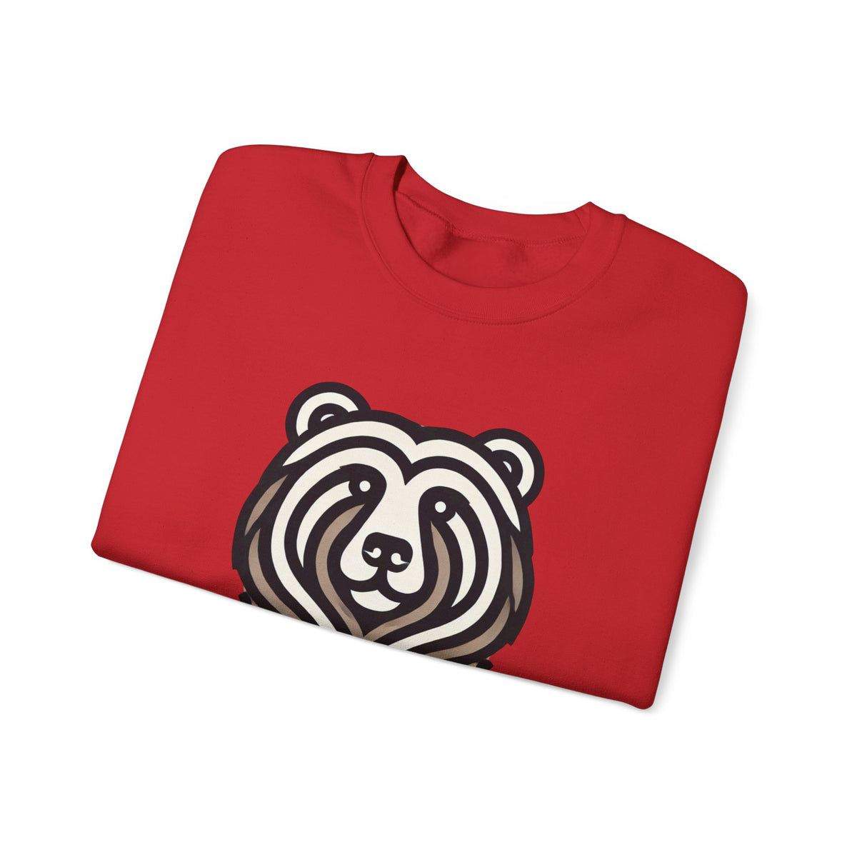 Bear Graphic Crewneck Sweatshirt | Cozy Unisex Pullover for Nature Lovers, Gift for Birthdays, Holidays, and Outdoor Adventures