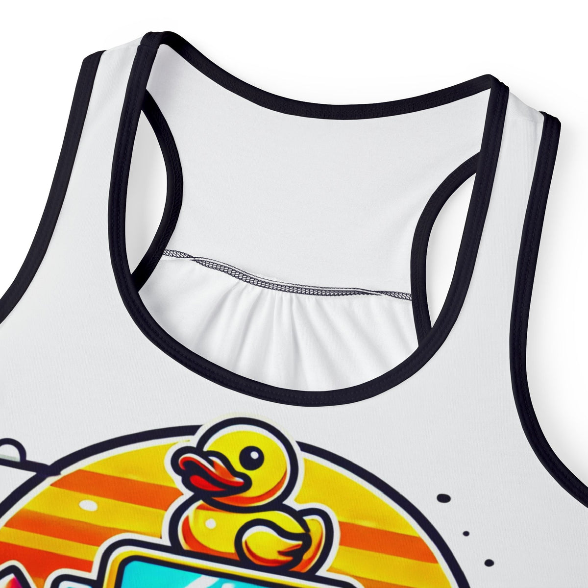 Vibrant Summer Jeep Tank Top, Women's AOP Tank, Cute Summer Apparel, Beachwear, Gift for Her, Vacation Top, Fun Graphic Tee