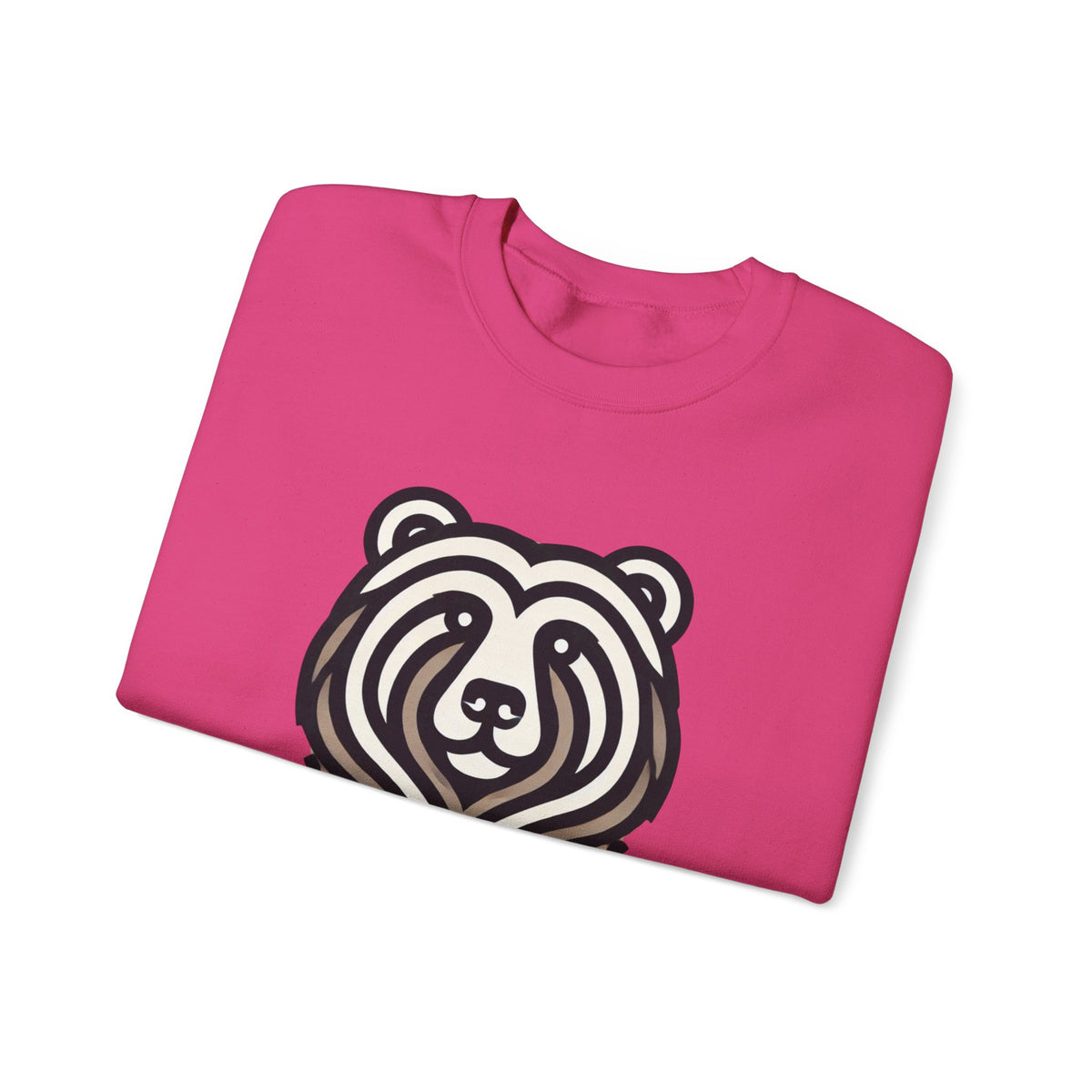 Bear Graphic Crewneck Sweatshirt | Cozy Unisex Pullover for Nature Lovers, Gift for Birthdays, Holidays, and Outdoor Adventures