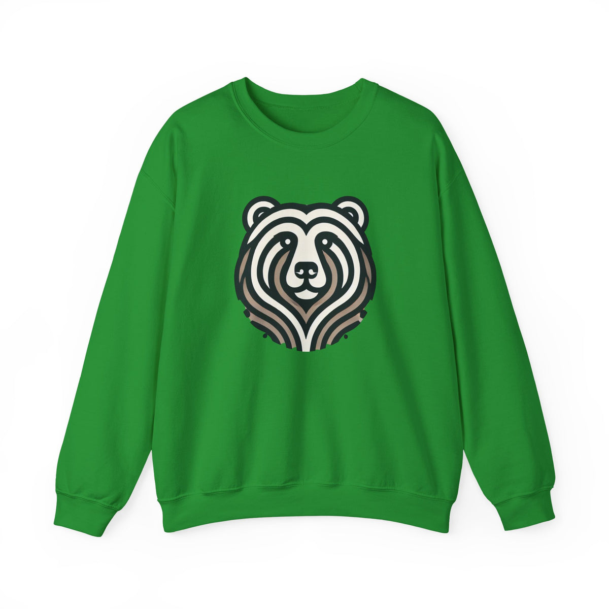 Bear Graphic Crewneck Sweatshirt | Cozy Unisex Pullover for Nature Lovers, Gift for Birthdays, Holidays, and Outdoor Adventures