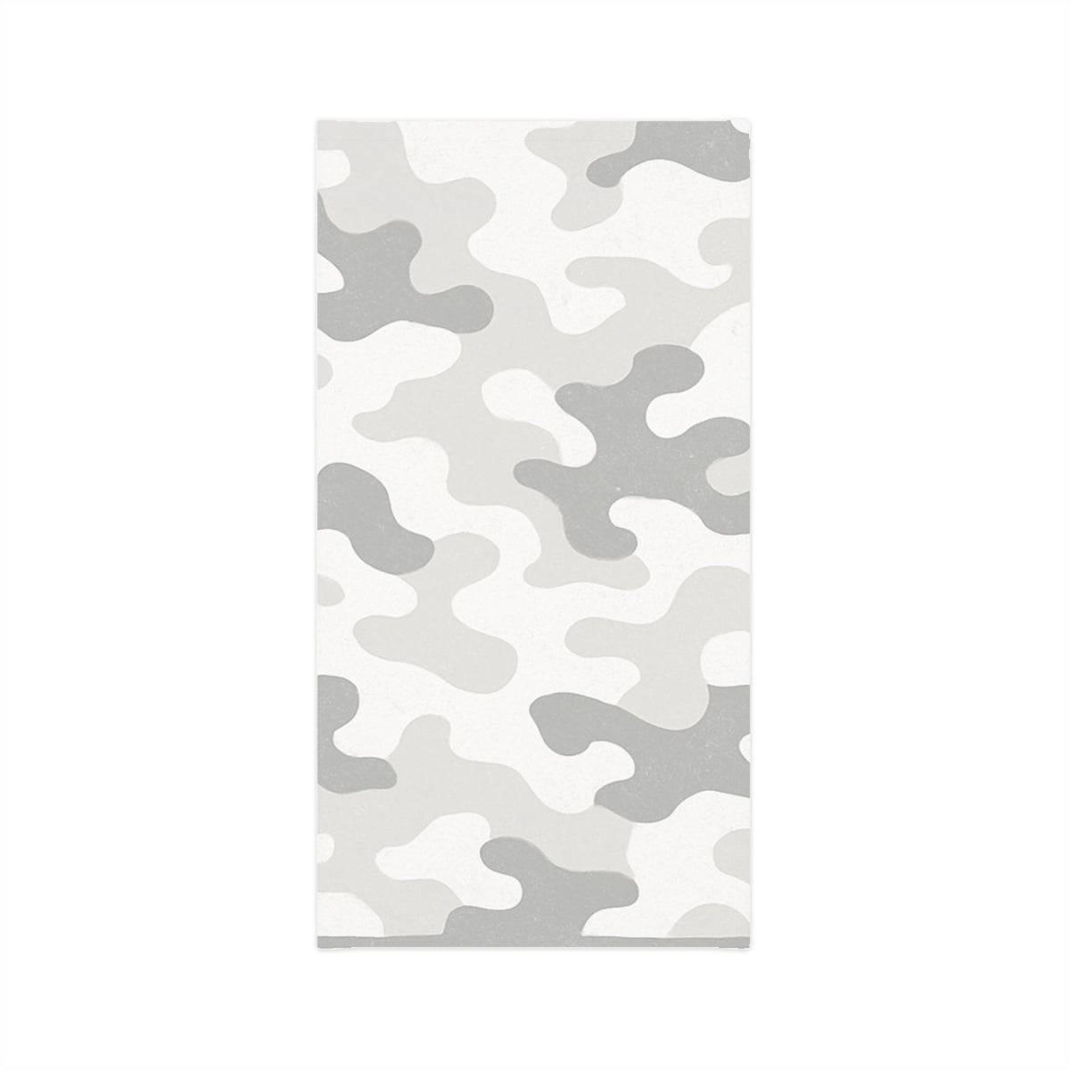Neck Gaiter — White & Gray Camo Lightweight Face Mask