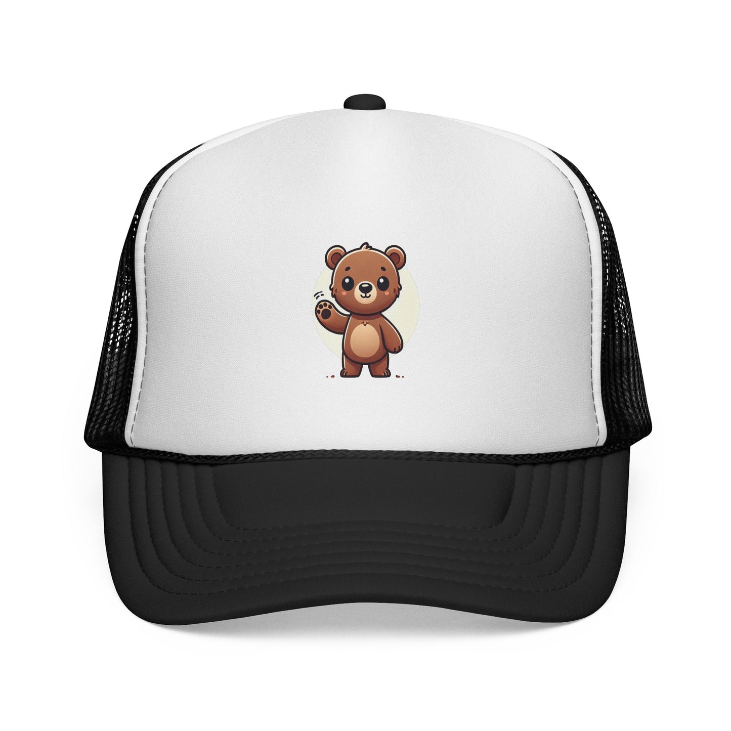 Cute Bear Trucker Cap | Fun Baseball Hat for Kids, Birthday Gift, Outdoor Activities, Farmhouse Decor, Summer Accessory