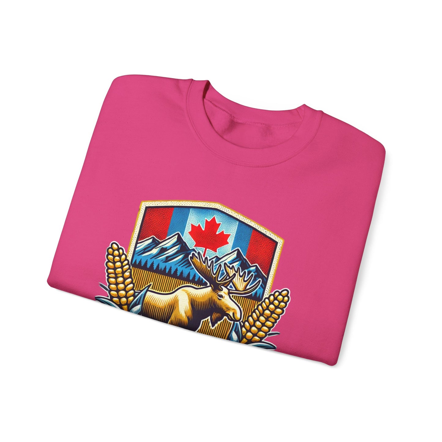 Alberta Crest Crewneck Sweatshirt - Cozy Unisex Apparel for Nature Lovers, Perfect for Outdoor Adventures, Canada Pride, Gifts