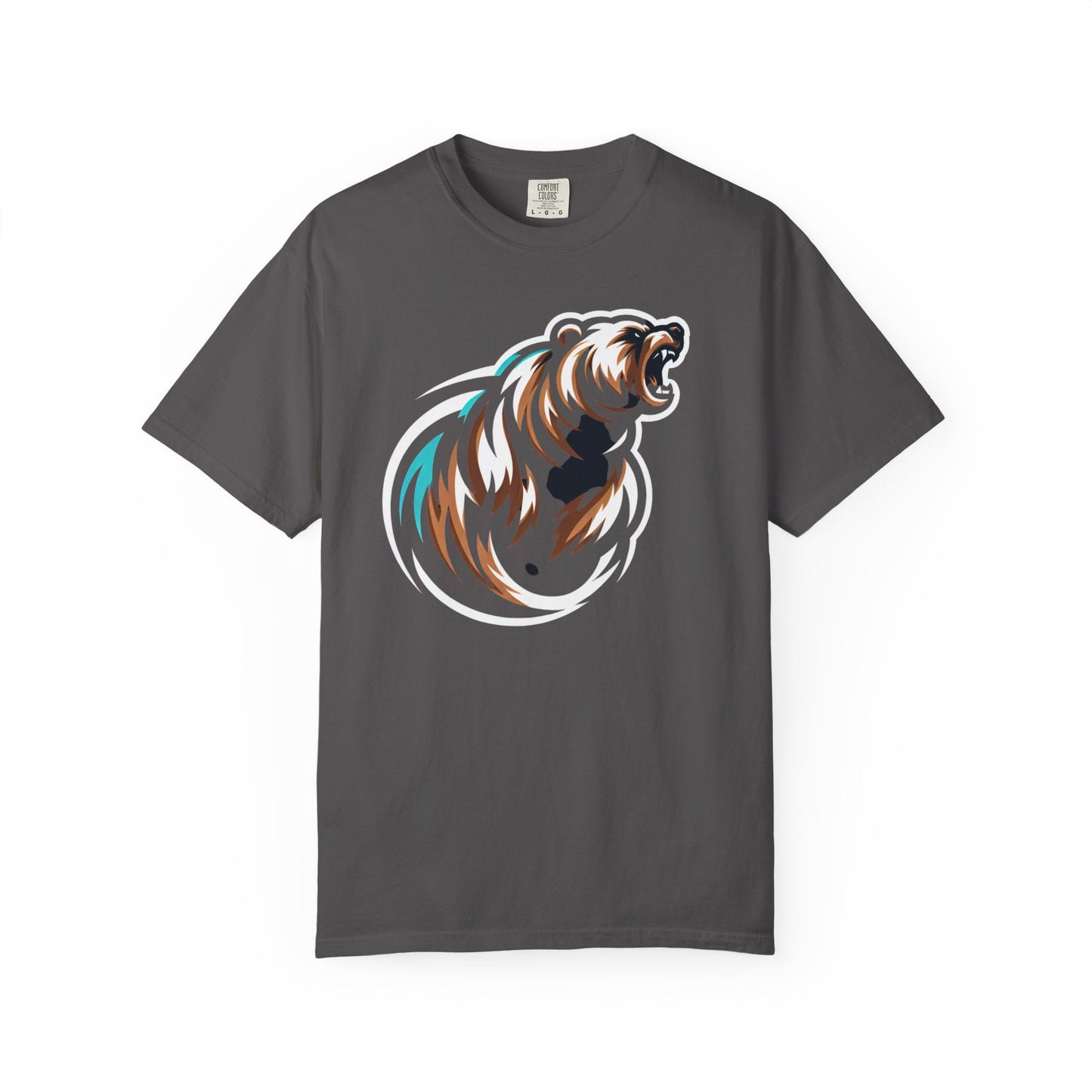 Garment-Dyed T-Shirt with Bear Design - Casual Wear, Gift for Nature Lovers, Unique Graphic Tee, Outdoor Adventure Shirt, Eco-Friendly [...]