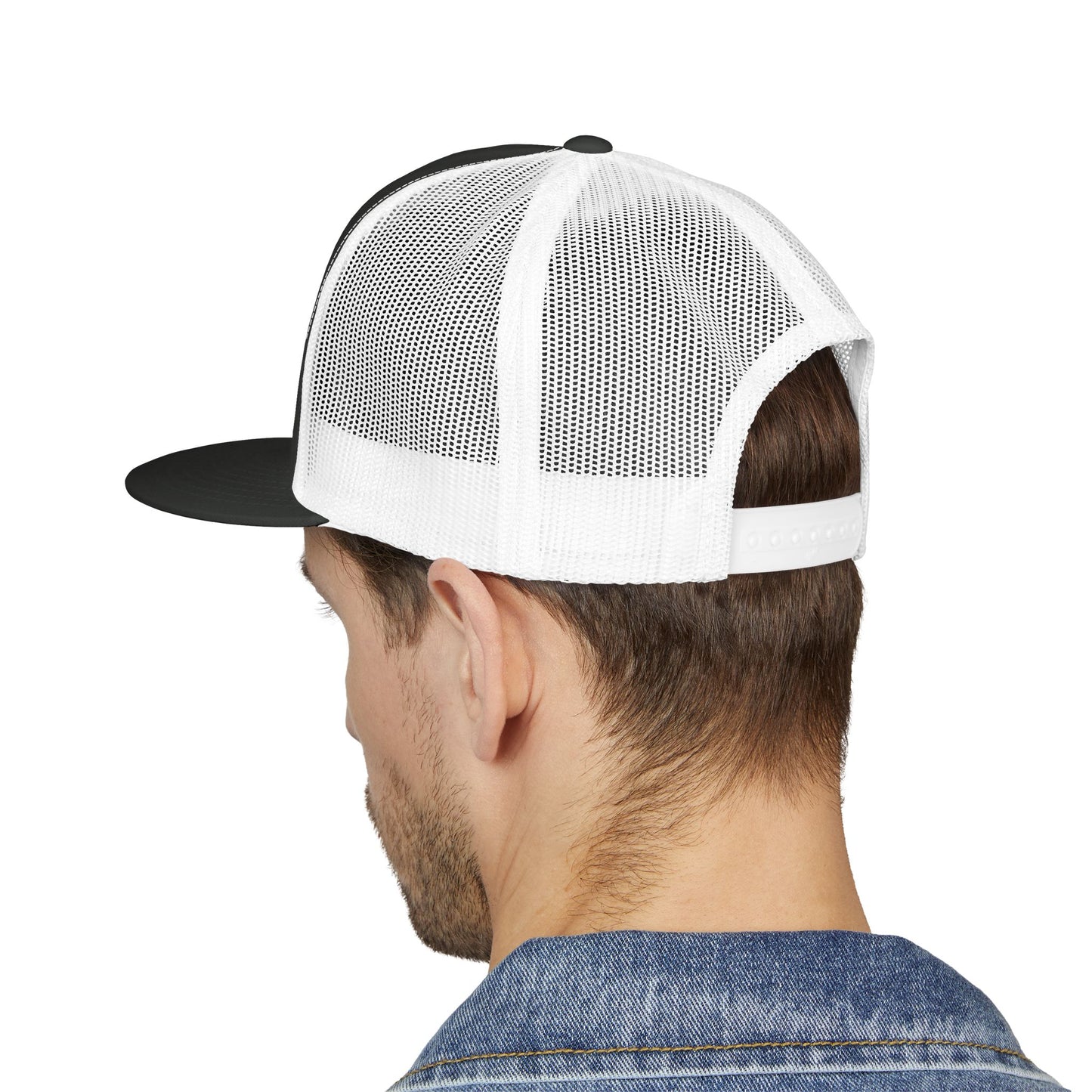 Embroidered 5 Panel Trucker Cap - Stylish, Casual Hat for Outdoor Adventures, Festivals, and Everyday Wear, Gift for Him or Her