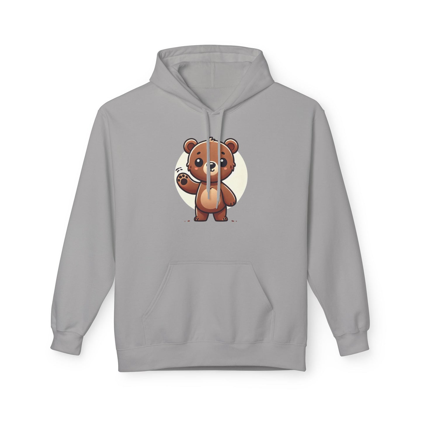 Cute Bear Graphic Hoodie, Cozy Animal Sweatshirt for Kids and Adults, Perfect Gift for Animal Lovers, Birthday, Holidays