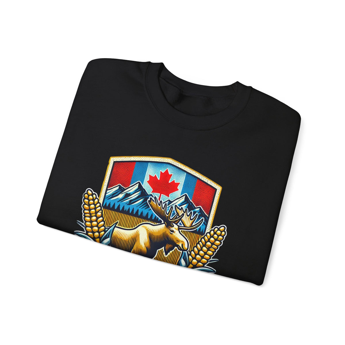 Alberta Crest Crewneck Sweatshirt - Cozy Unisex Apparel for Nature Lovers, Perfect for Outdoor Adventures, Canada Pride, Gifts