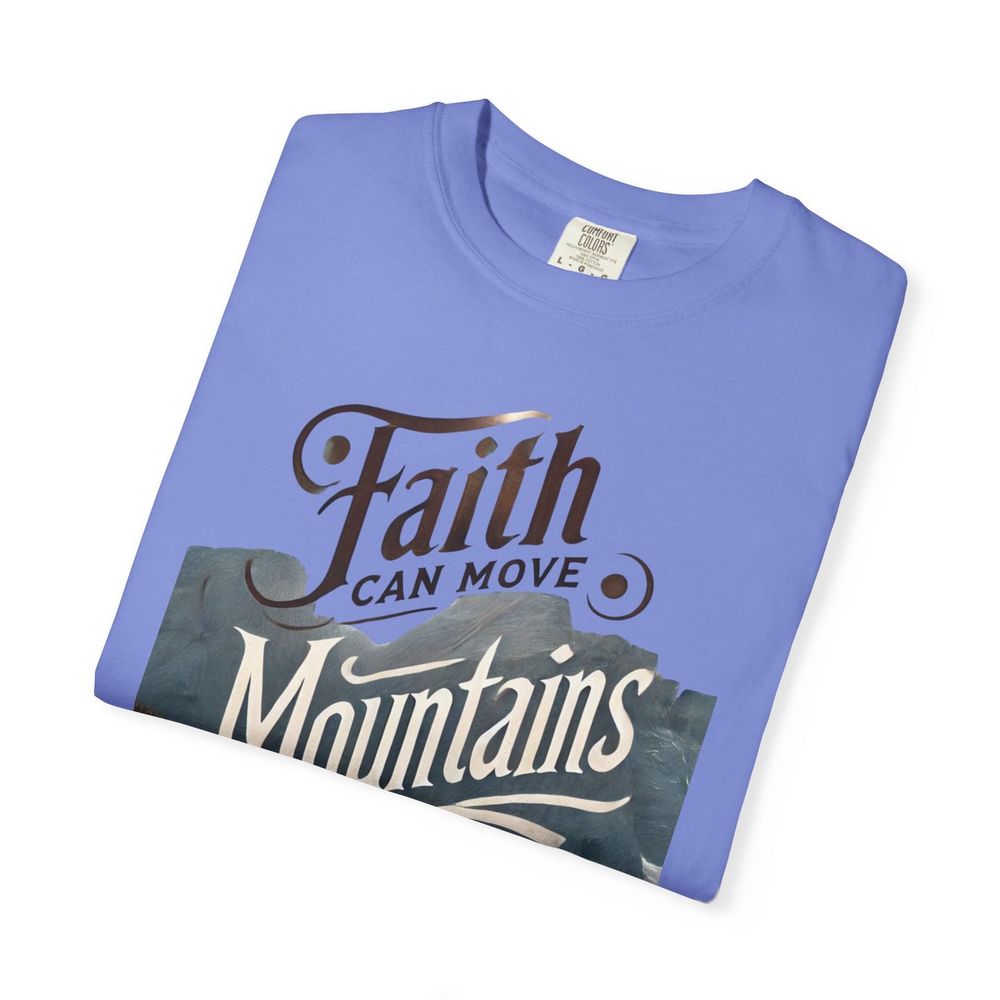 Faith-Inspired Unisex T-Shirt, Casual Tee, Inspirational Gift, Mountain Lovers, Relaxed Fit Wear, Everyday Comfort Shirt