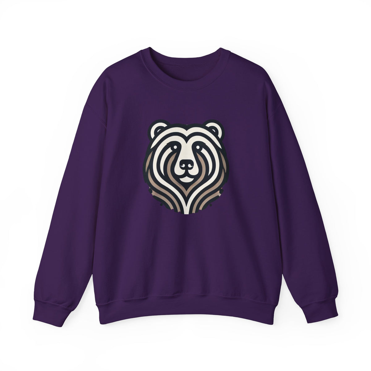 Bear Graphic Crewneck Sweatshirt | Cozy Unisex Pullover for Nature Lovers, Gift for Birthdays, Holidays, and Outdoor Adventures