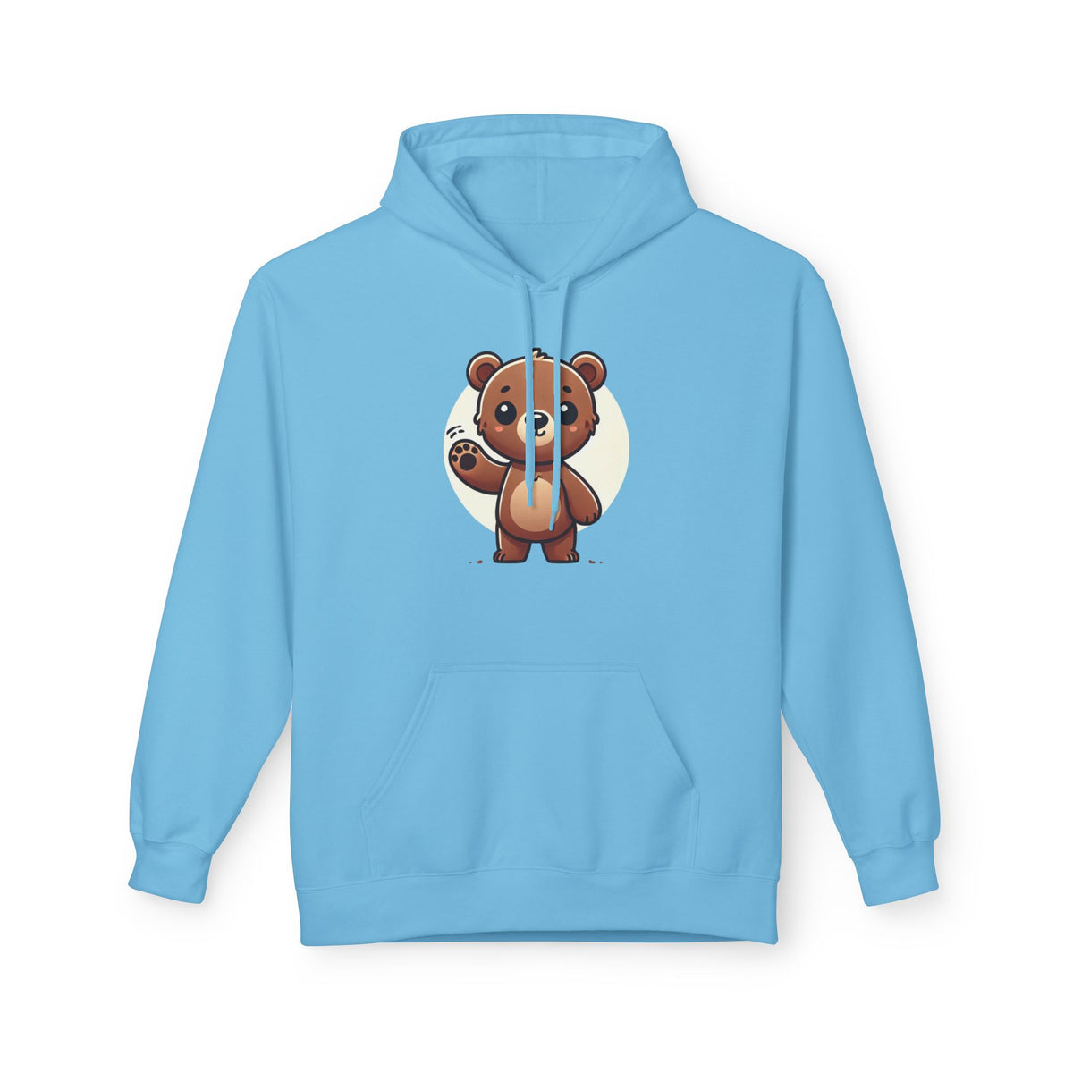 Cute Bear Graphic Hoodie, Cozy Animal Sweatshirt for Kids and Adults, Perfect Gift for Animal Lovers, Birthday, Holidays