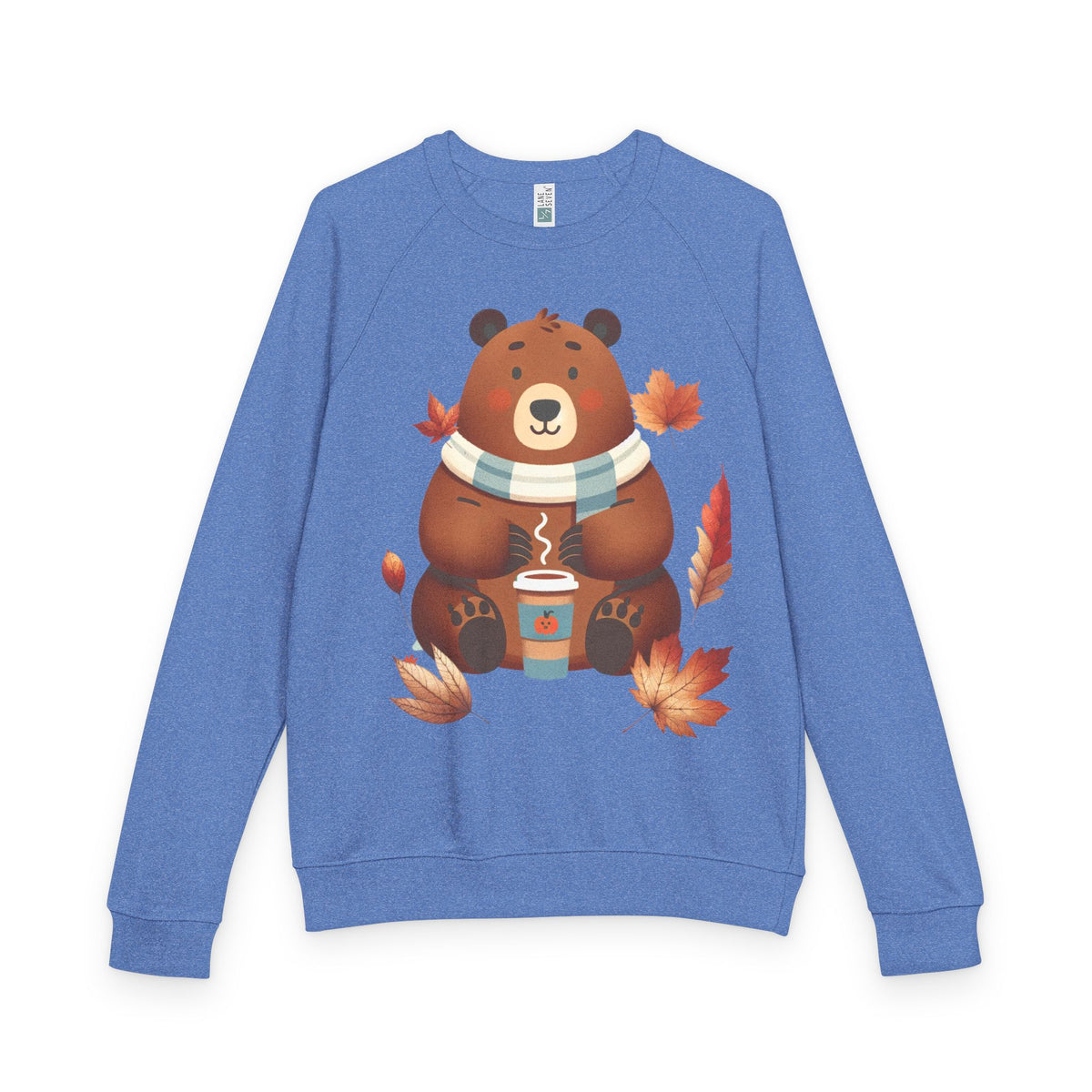 Cozy Bear Crewneck Sweatshirt, Cute Fall Apparel, Unisex Casual Wear, Gift for Animal Lovers, Autumn Outfit