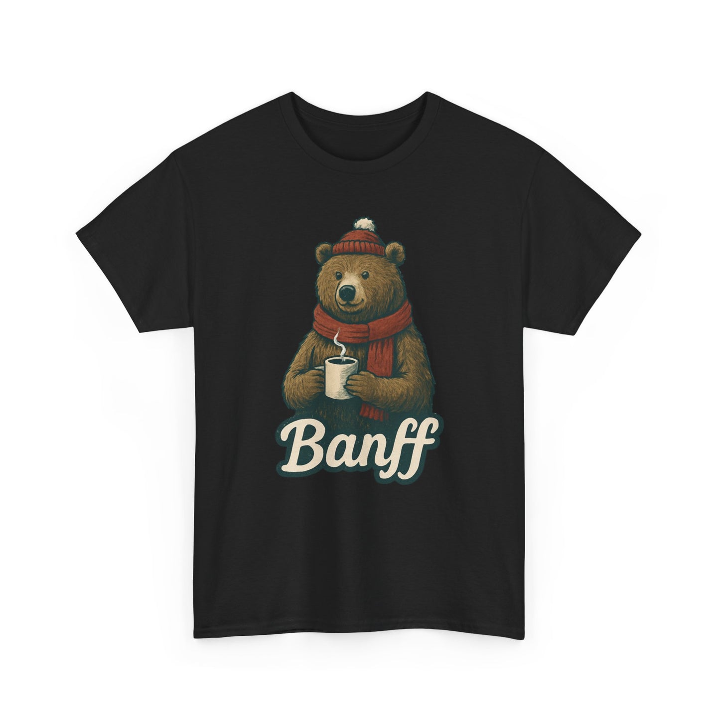 Cozy Bear Graphic Tee for Adventure Lovers