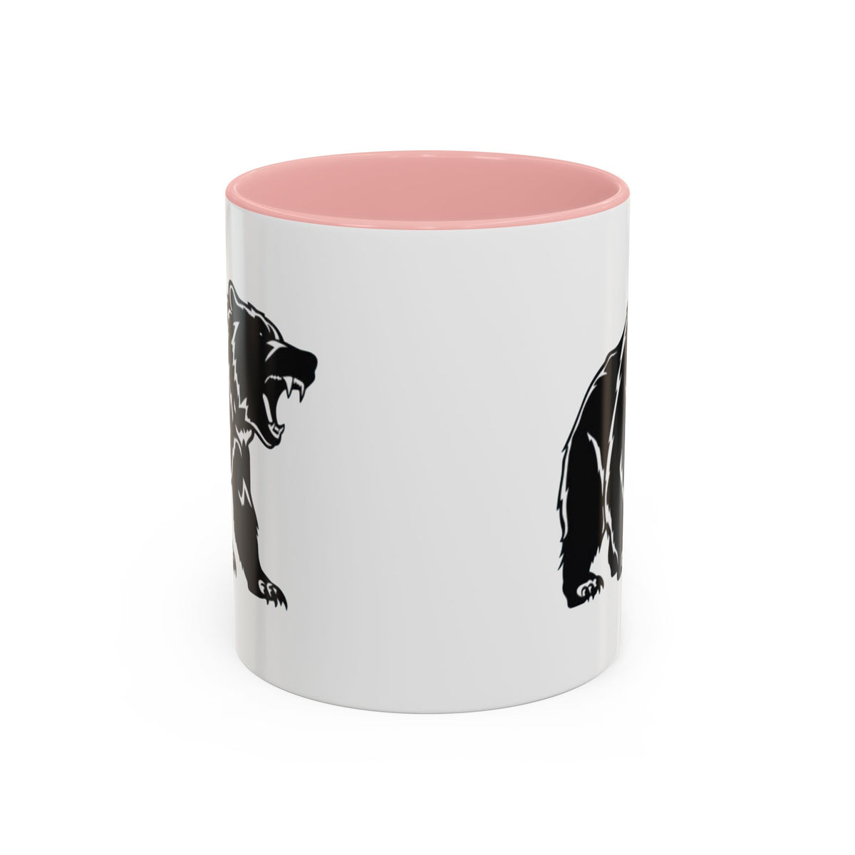 Roaring Bear Accent Coffee Mug - 11oz & 15oz - Perfect Gift for Wildlife Lovers