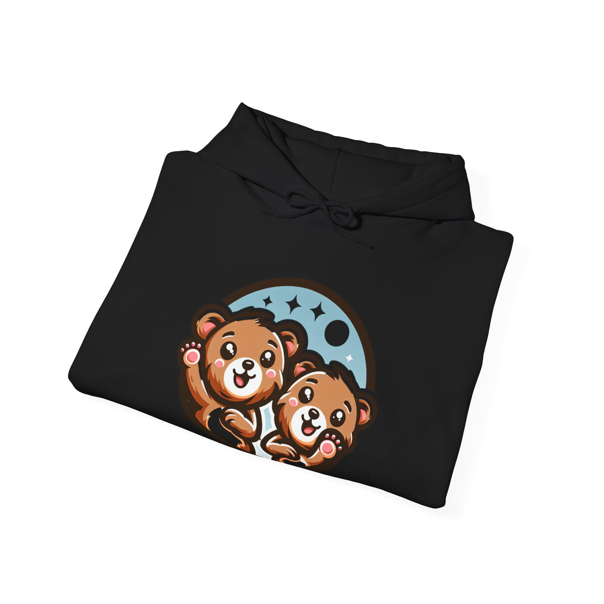 Cute Bear Graphic Hoodie, Cozy Sweatshirt, Animal Lover Gift, Unisex Apparel, Perfect for Casual Wear, Birthday or Holiday Present