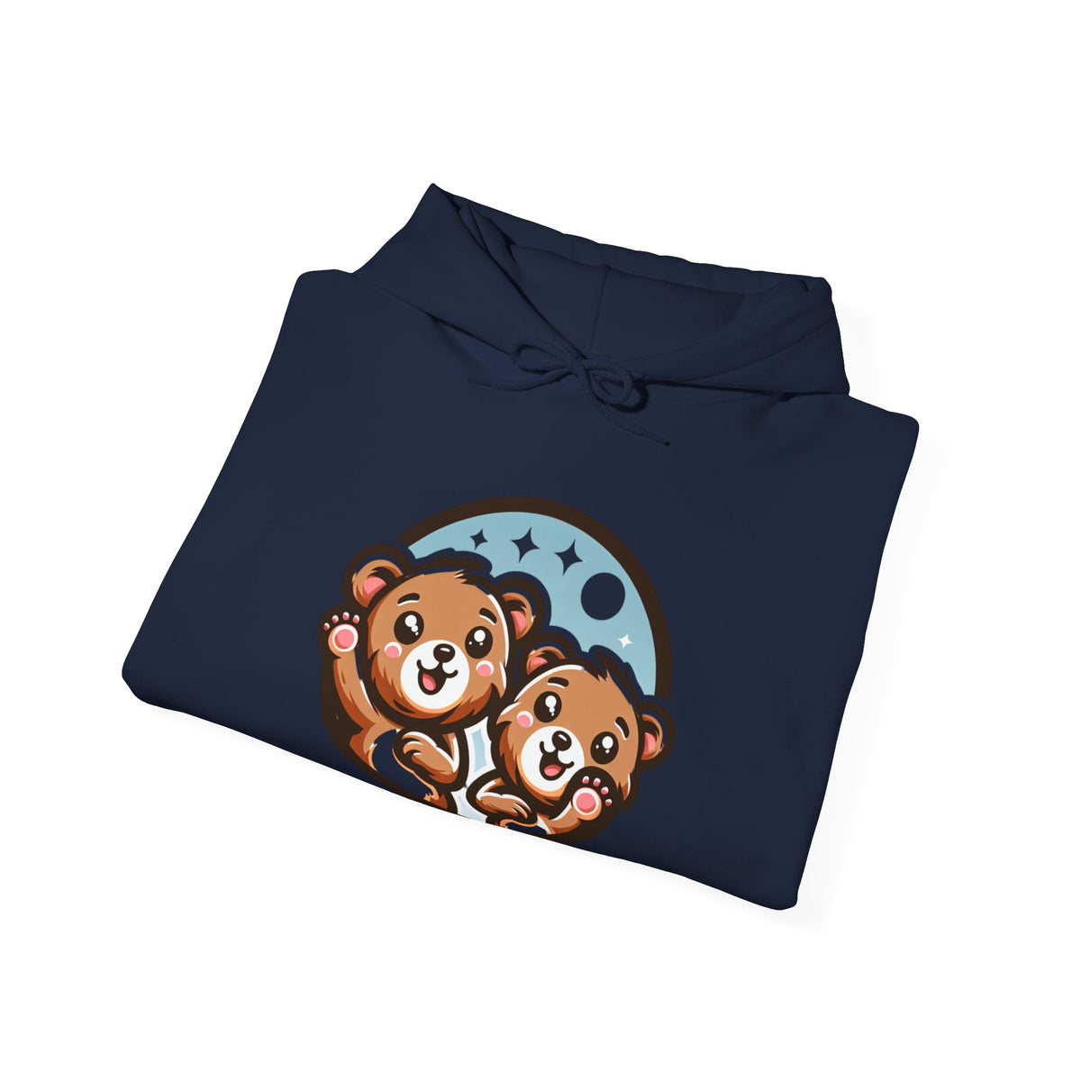 Cute Bear Graphic Hoodie, Cozy Sweatshirt, Animal Lover Gift, Unisex Apparel, Perfect for Casual Wear, Birthday or Holiday Present