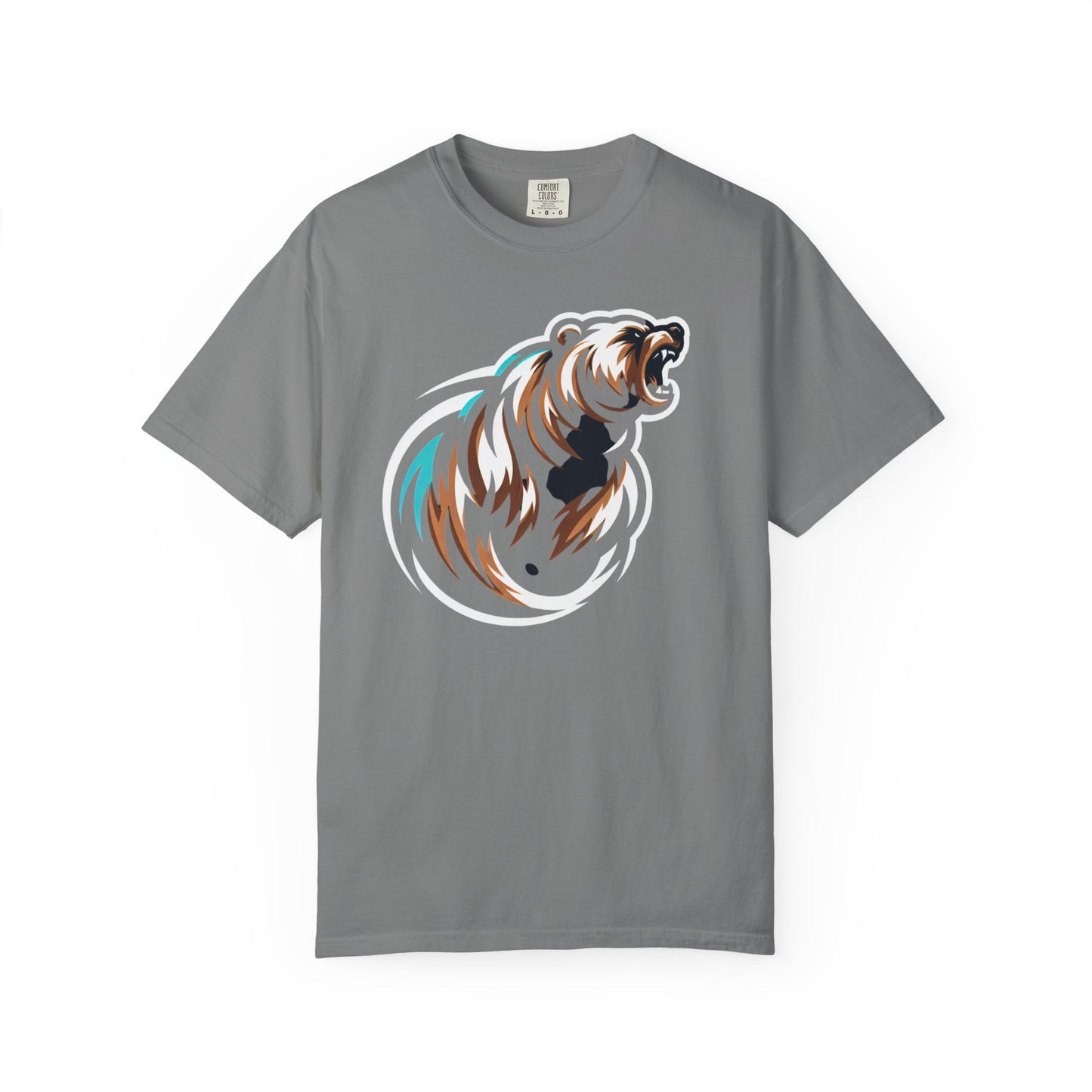 Garment-Dyed T-Shirt with Bear Design - Casual Wear, Gift for Nature Lovers, Unique Graphic Tee, Outdoor Adventure Shirt, Eco-Friendly [...]