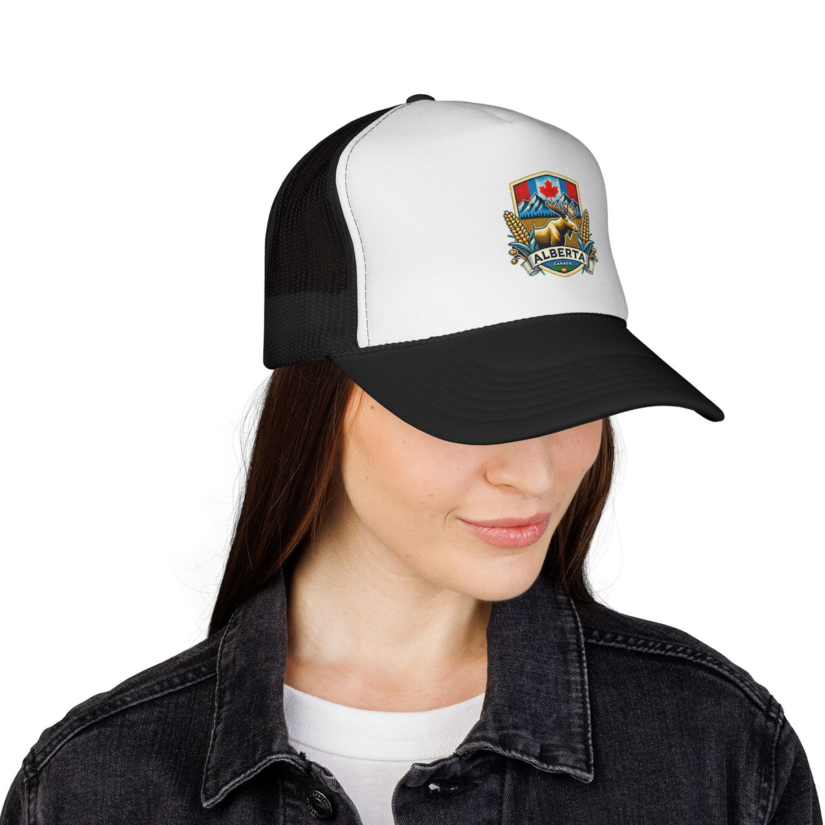 Alberta Trucker Cap | Vintage Style Snapback, Outdoorsy Gifts, Summer Essentials, Canadian Heritage, Road Trip Accessory