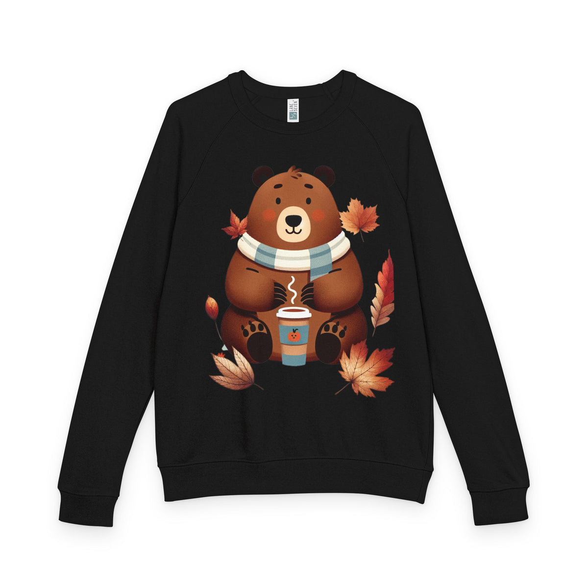 Cozy Bear Crewneck Sweatshirt, Cute Fall Apparel, Unisex Casual Wear, Gift for Animal Lovers, Autumn Outfit