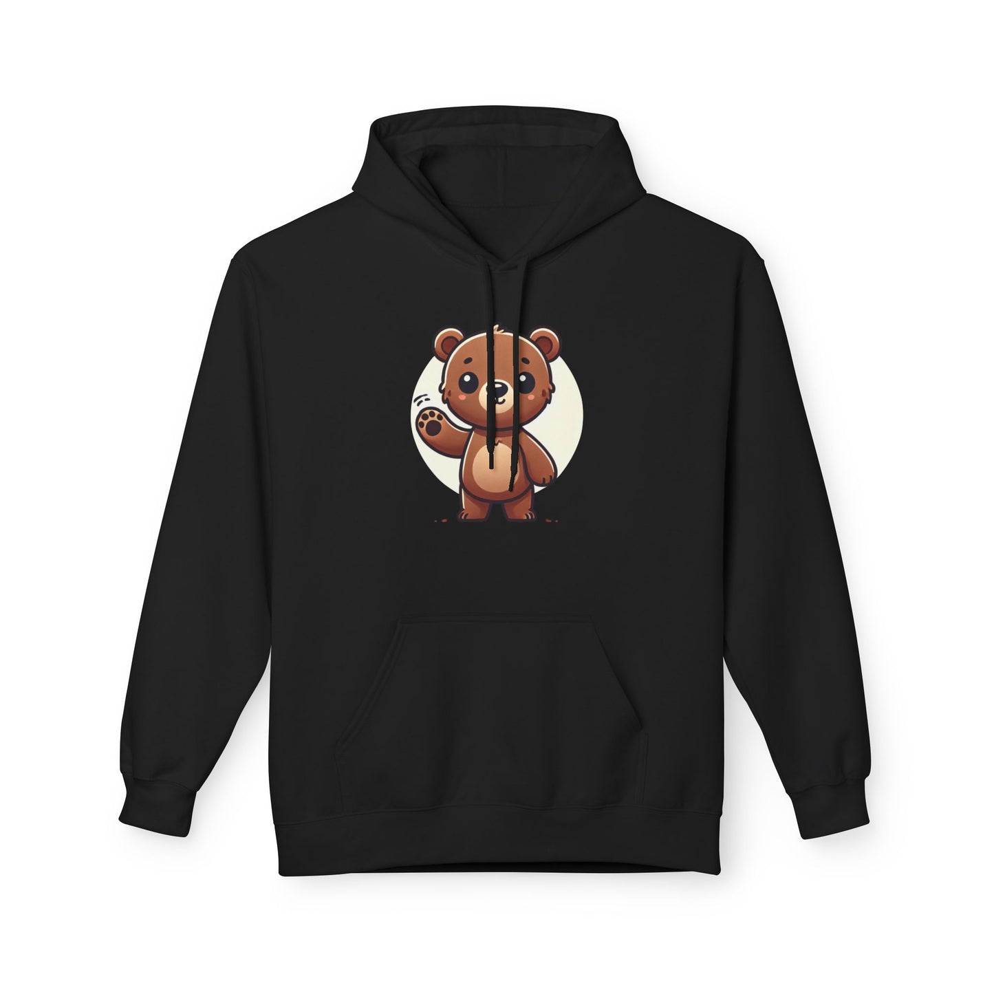 Cute Bear Graphic Hoodie, Cozy Animal Sweatshirt for Kids and Adults, Perfect Gift for Animal Lovers, Birthday, Holidays
