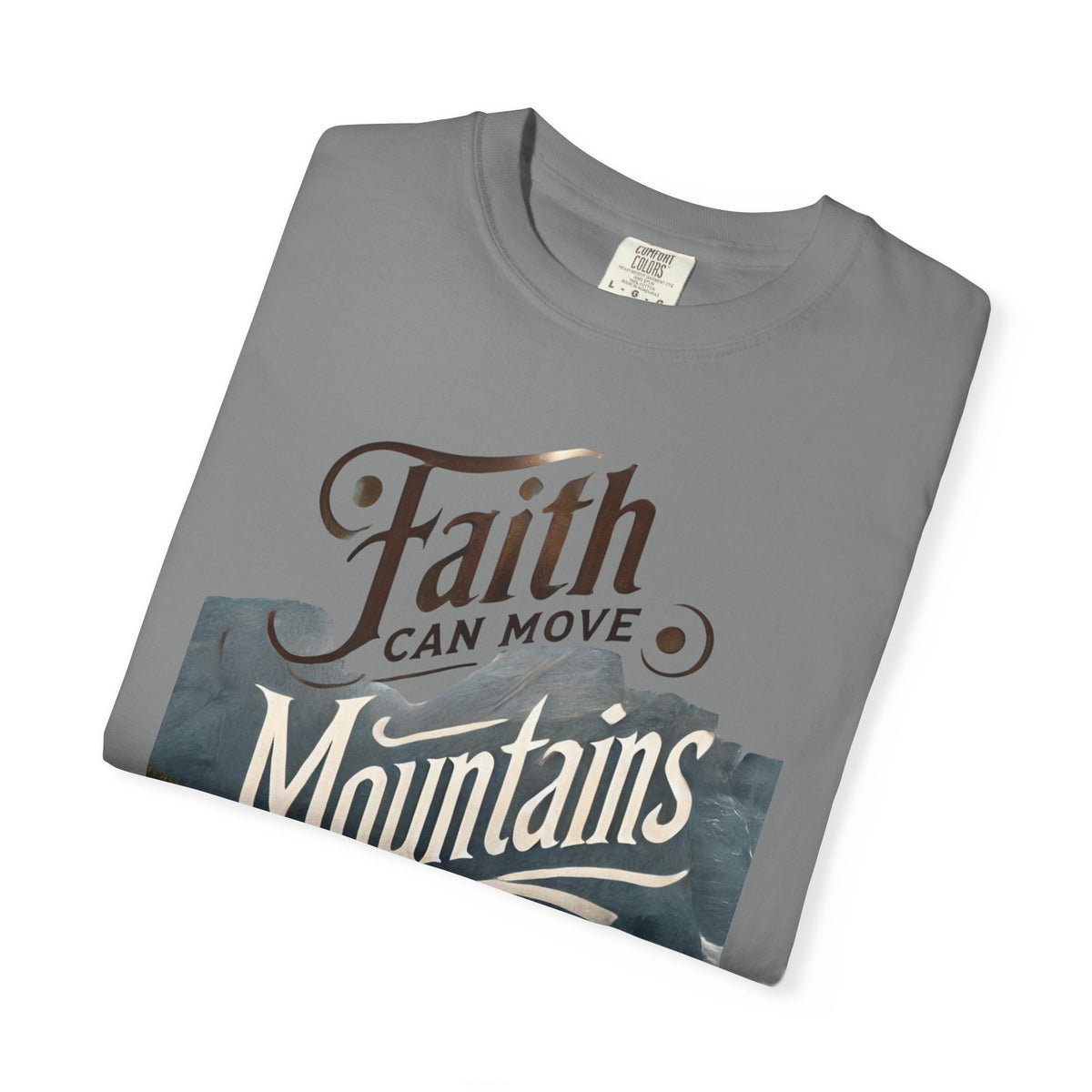 Faith-Inspired Unisex T-Shirt, Casual Tee, Inspirational Gift, Mountain Lovers, Relaxed Fit Wear, Everyday Comfort Shirt