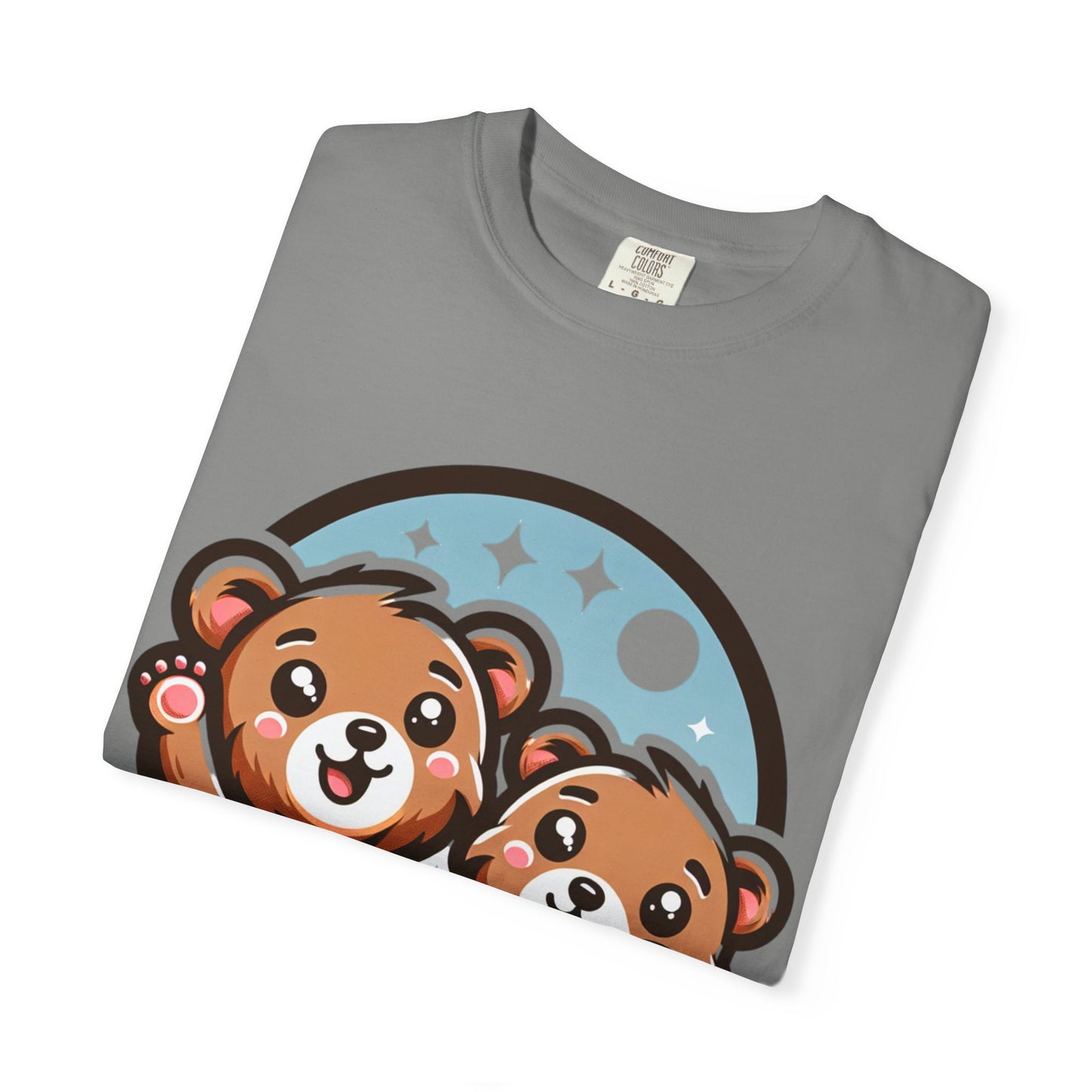 Cute Bear Duo Unisex T-shirt | Cozy Animal Tee, Gift for Kids, Cute T-shirt, Bear Lover Top, Animal Print Shirt