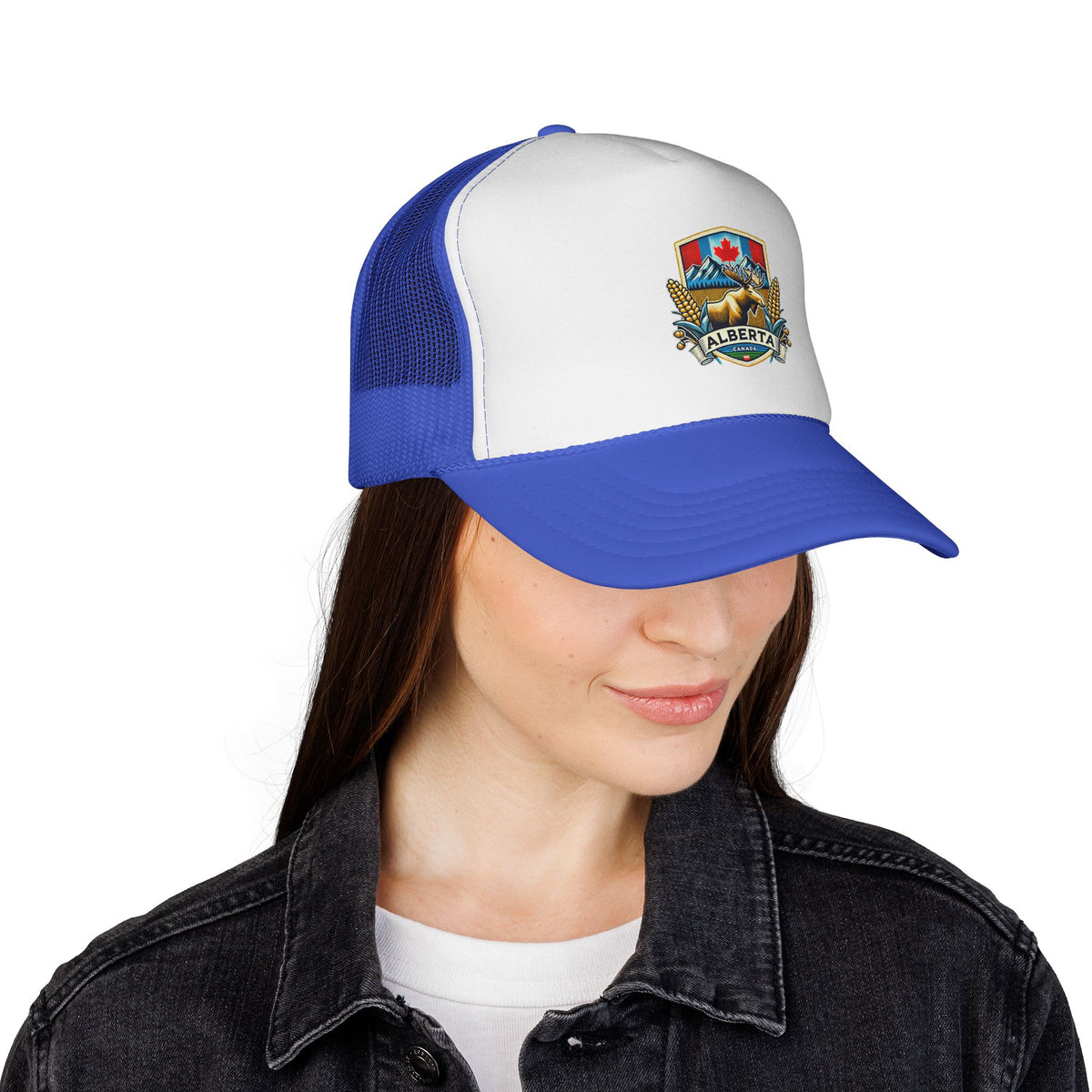 Alberta Trucker Cap | Vintage Style Snapback, Outdoorsy Gifts, Summer Essentials, Canadian Heritage, Road Trip Accessory