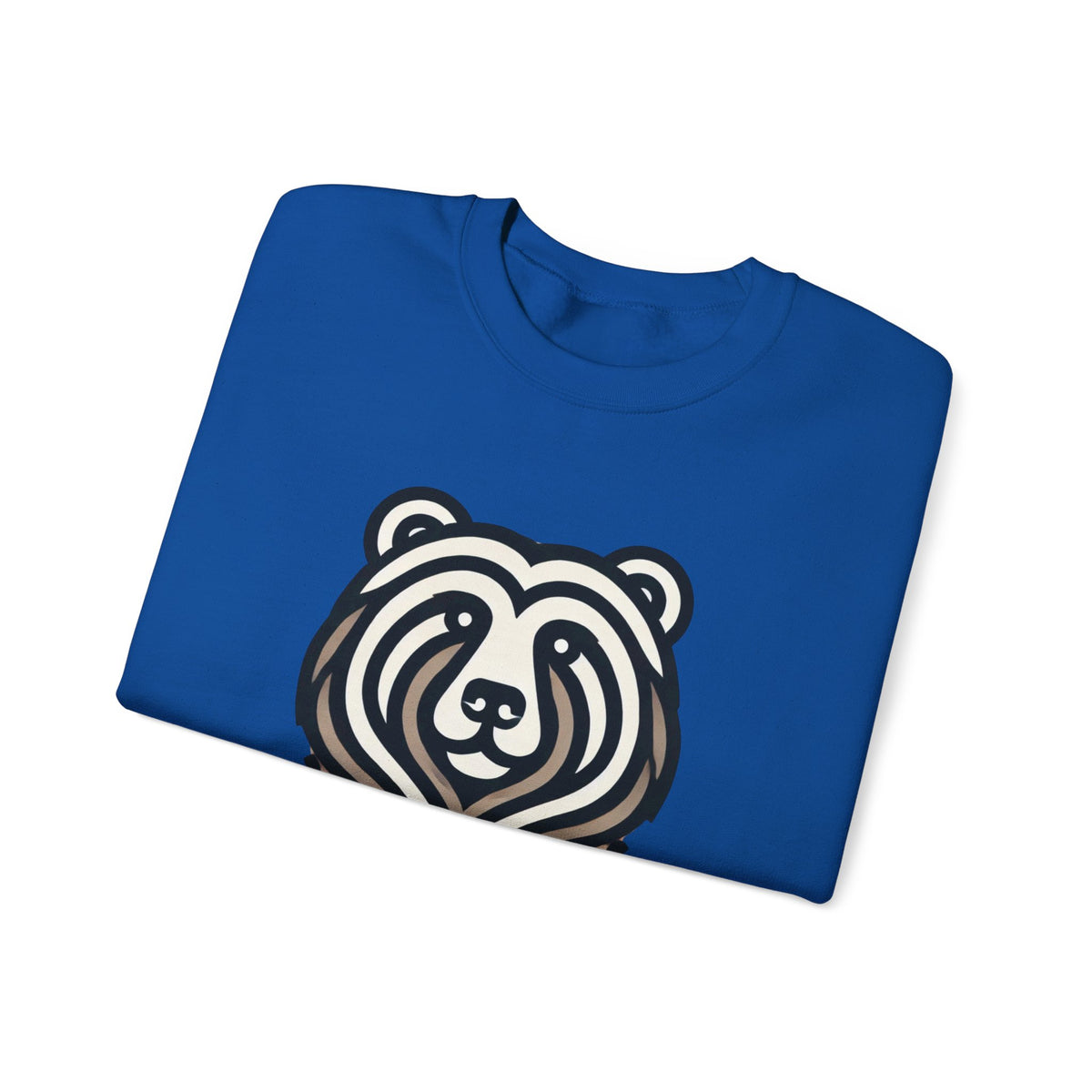 Bear Graphic Crewneck Sweatshirt | Cozy Unisex Pullover for Nature Lovers, Gift for Birthdays, Holidays, and Outdoor Adventures