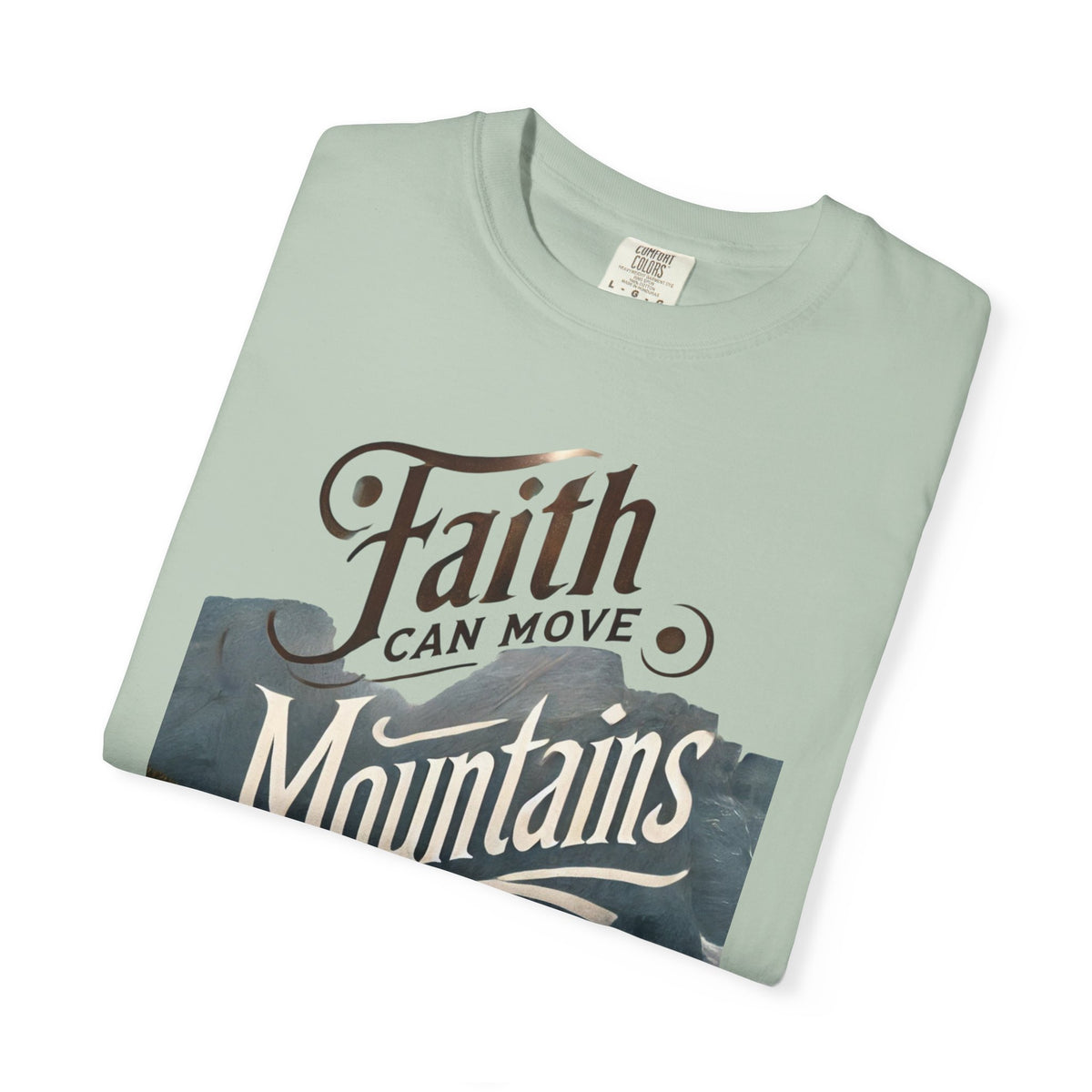 Faith-Inspired Unisex T-Shirt, Casual Tee, Inspirational Gift, Mountain Lovers, Relaxed Fit Wear, Everyday Comfort Shirt