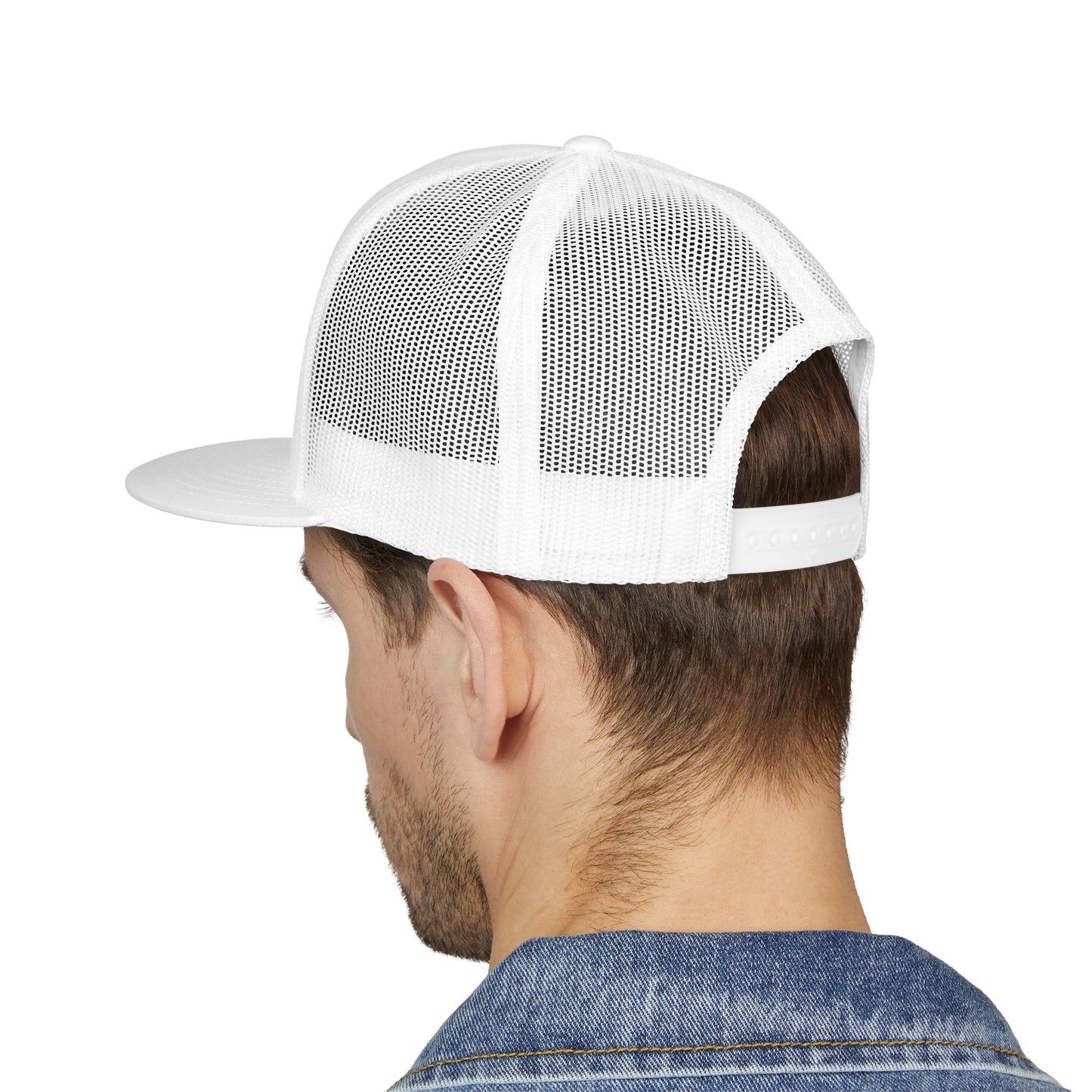 Embroidered 5 Panel Trucker Cap - Stylish, Casual Hat for Outdoor Adventures, Festivals, and Everyday Wear, Gift for Him or Her