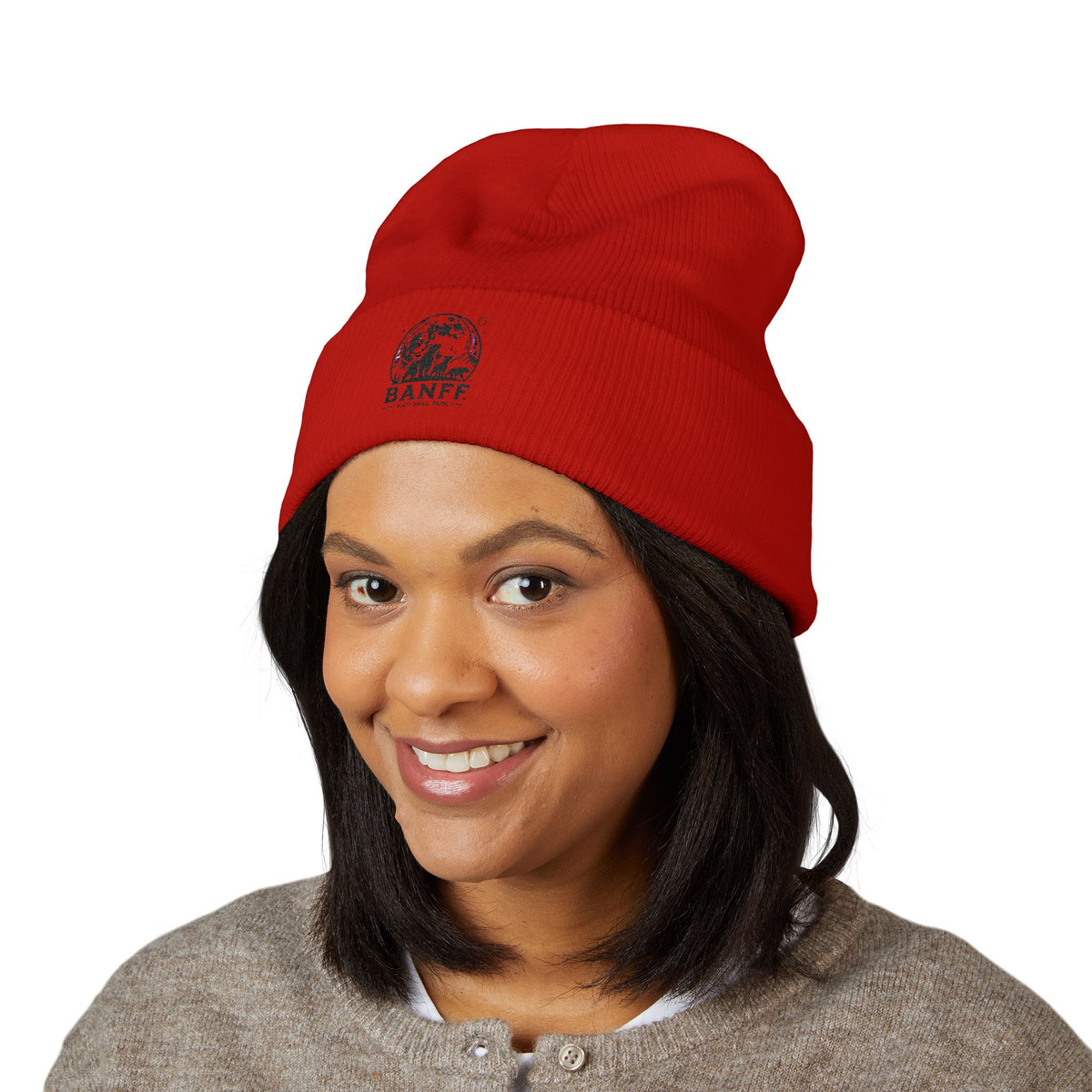 Classic Cuffed Beanie with Embroidered Banff Design | Warm Winter Hat, Fashion Accessory, Gift for Adventurers, Outdoor Beanie, [...]