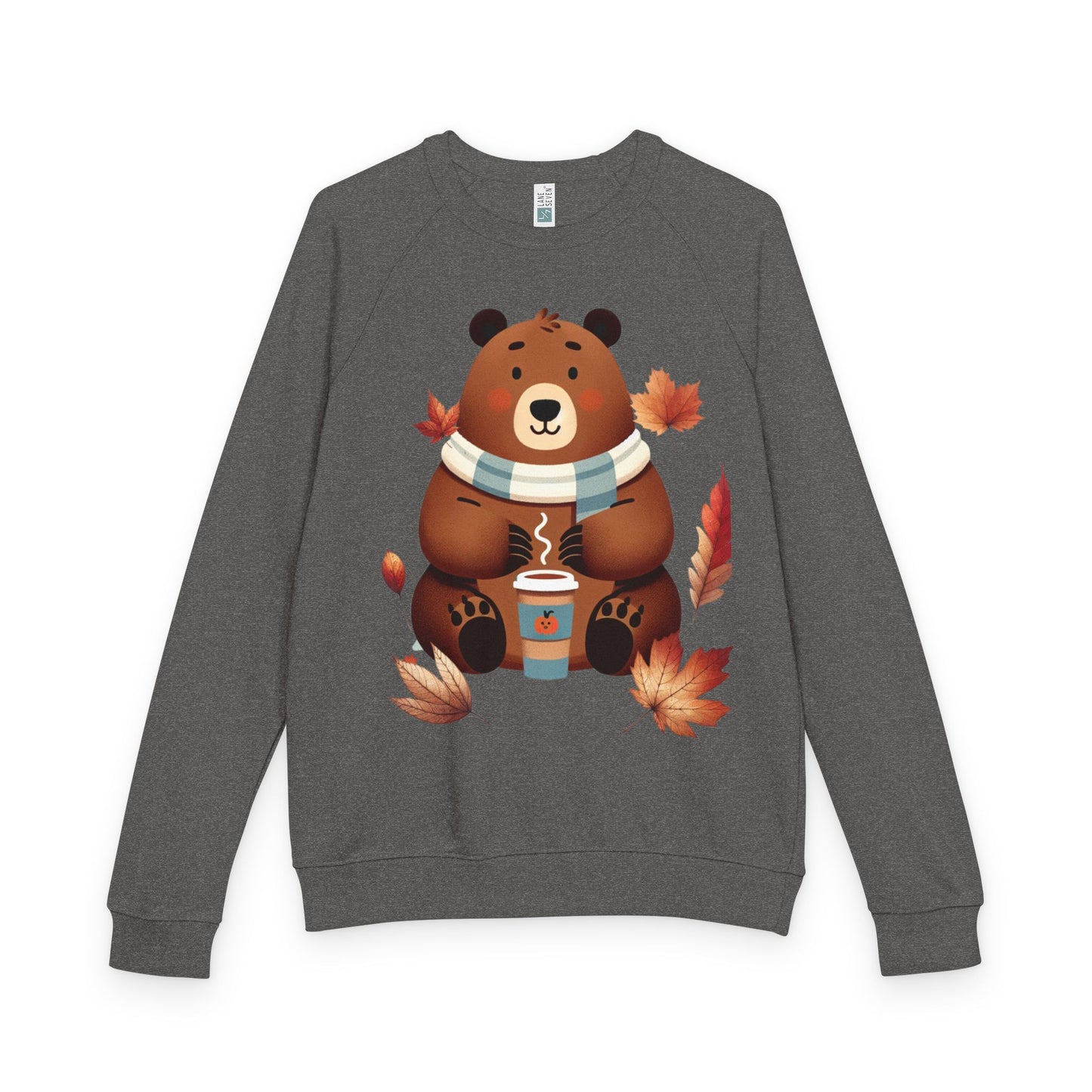 Cozy Bear Crewneck Sweatshirt, Cute Fall Apparel, Unisex Casual Wear, Gift for Animal Lovers, Autumn Outfit