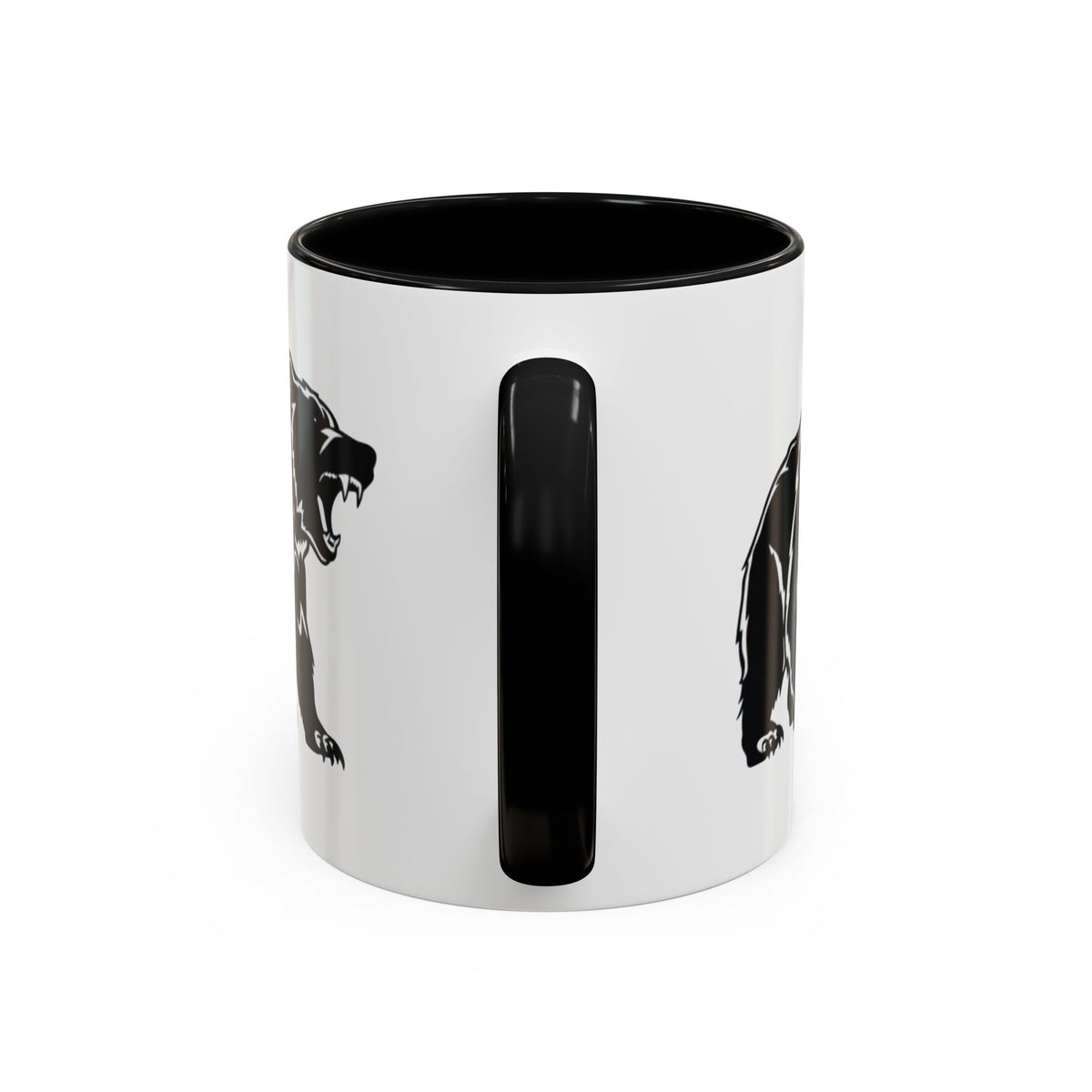 Roaring Bear Accent Coffee Mug - 11oz & 15oz - Perfect Gift for Wildlife Lovers