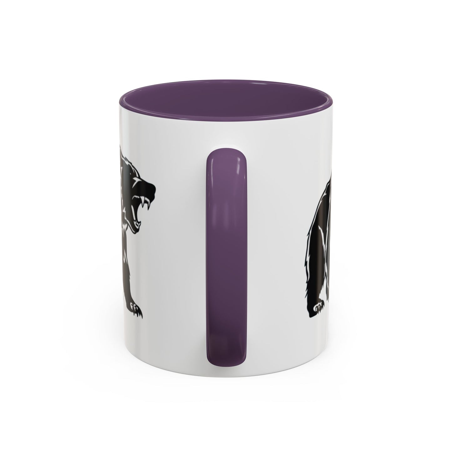 Roaring Bear Accent Coffee Mug - 11oz & 15oz - Perfect Gift for Wildlife Lovers