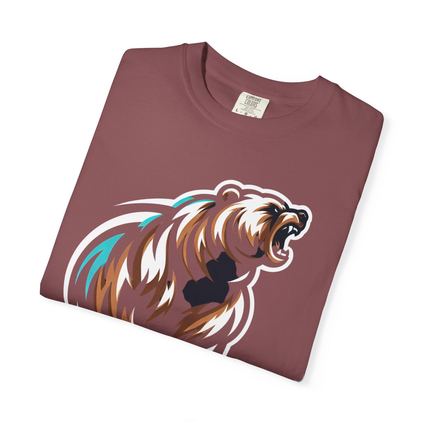 Garment-Dyed T-Shirt with Bear Design - Casual Wear, Gift for Nature Lovers, Unique Graphic Tee, Outdoor Adventure Shirt, Eco-Friendly [...]