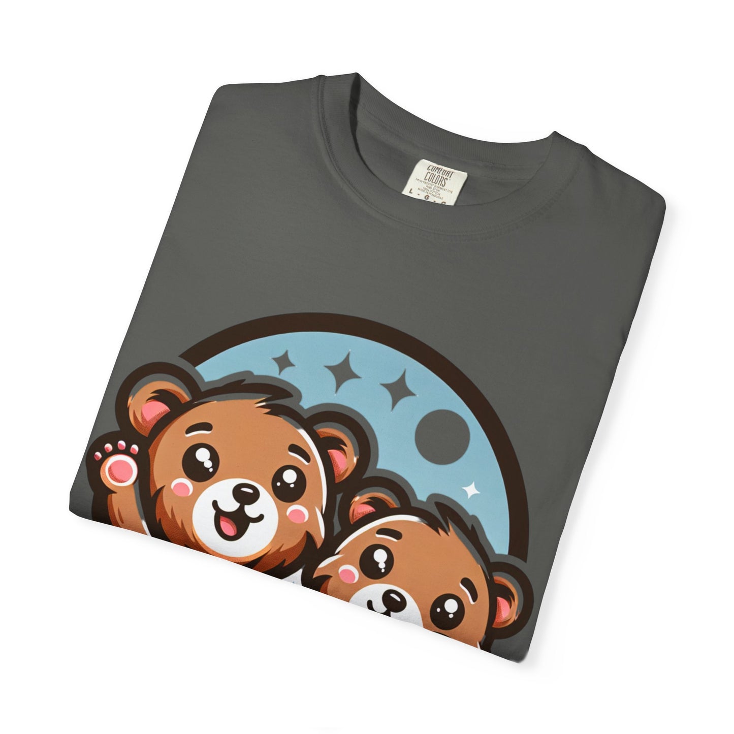 Cute Bear Duo Unisex T-shirt | Cozy Animal Tee, Gift for Kids, Cute T-shirt, Bear Lover Top, Animal Print Shirt