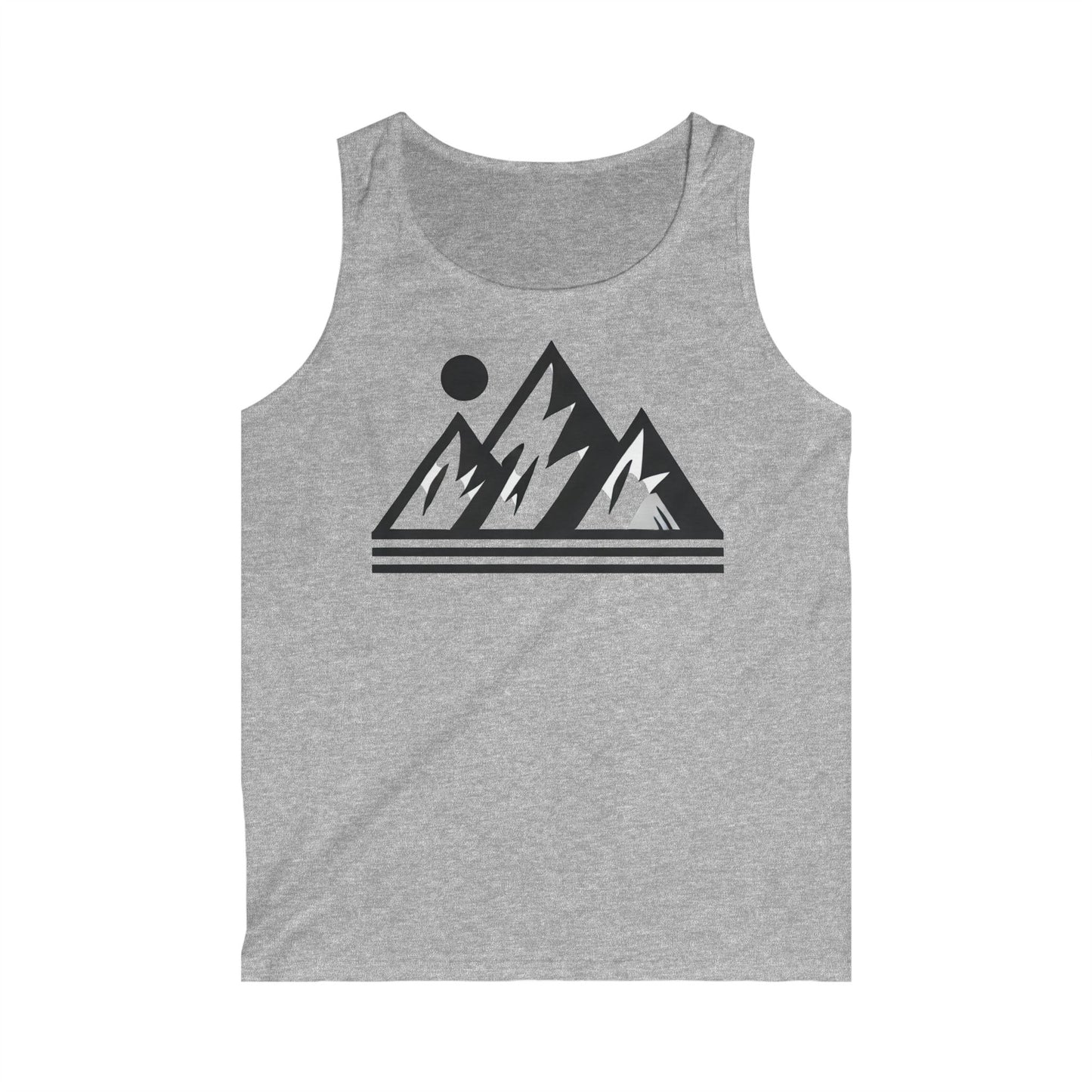 Mountain Adventure Men's Tank Top, Summer Vibe Sleeveless Shirt, Outdoor Enthusiast Apparel, Gift for Hikers, Relaxed Fit Activewear
