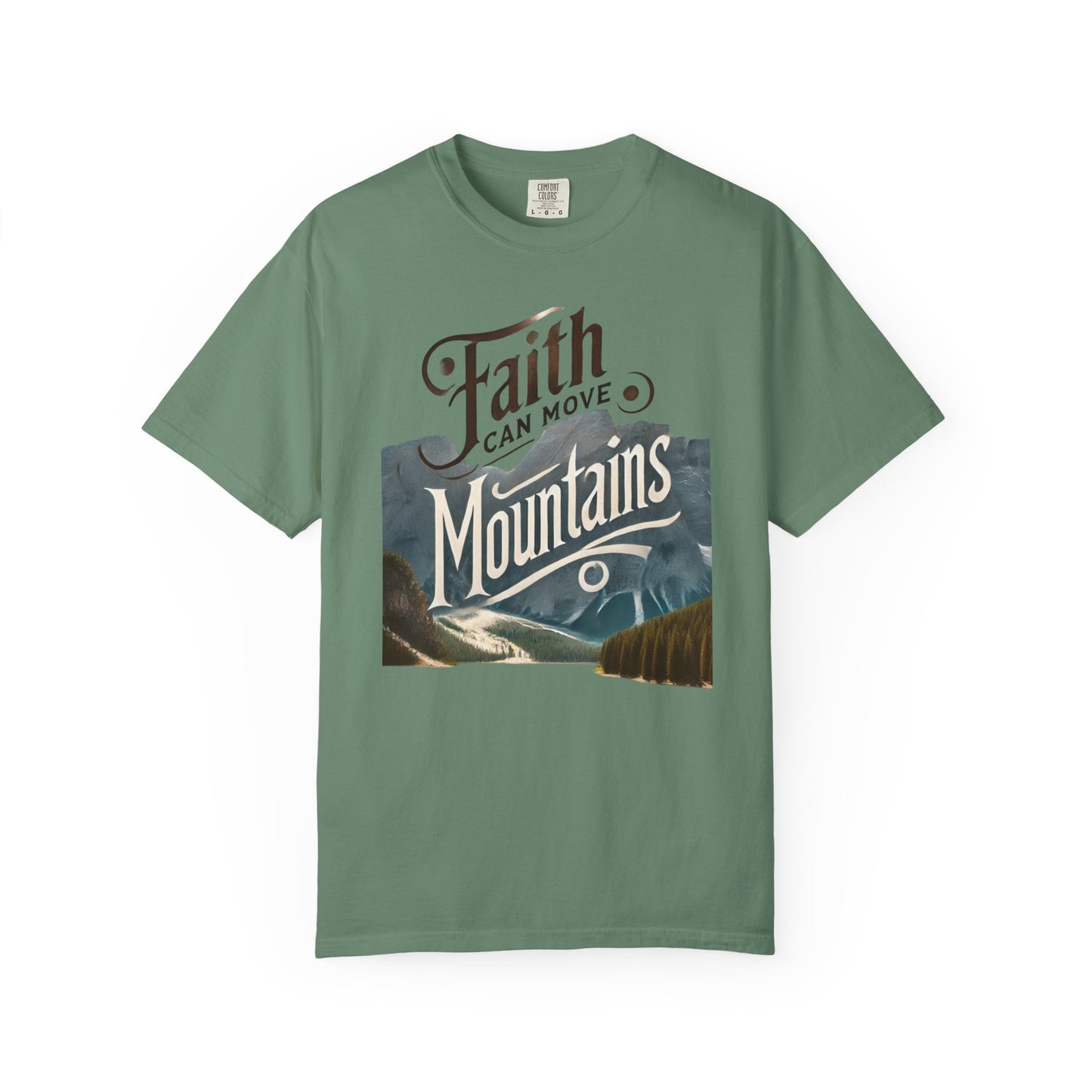 Faith-Inspired Unisex T-Shirt, Casual Tee, Inspirational Gift, Mountain Lovers, Relaxed Fit Wear, Everyday Comfort Shirt