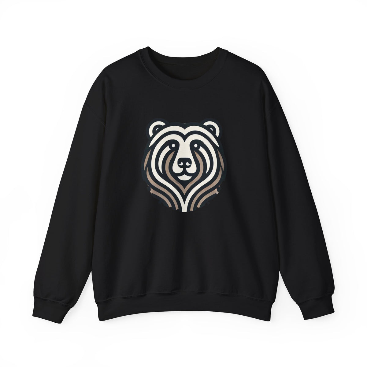 Bear Graphic Crewneck Sweatshirt | Cozy Unisex Pullover for Nature Lovers, Gift for Birthdays, Holidays, and Outdoor Adventures